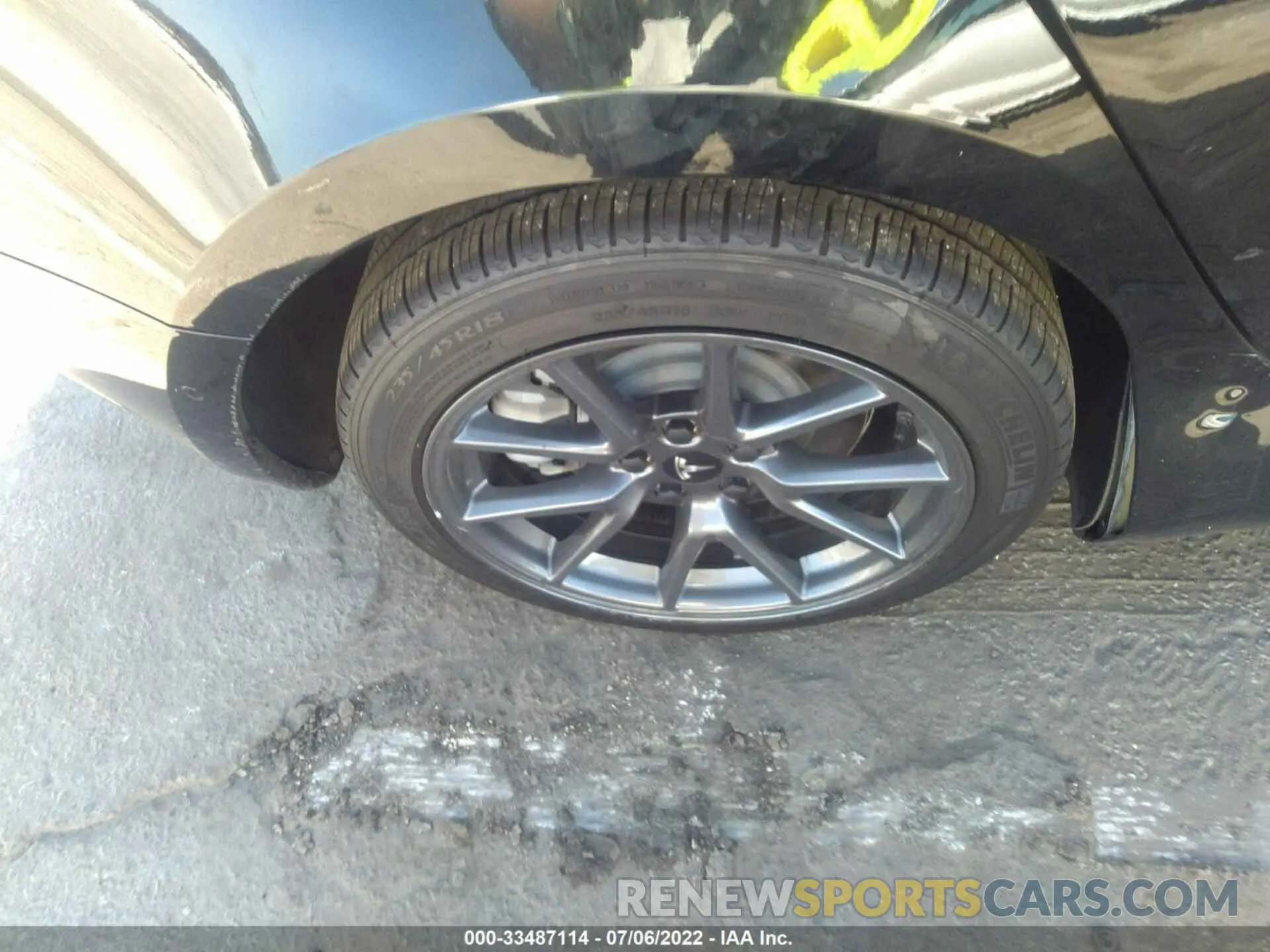 15 fotografías del automóvil dañado 5YJ3E1EB2NF137643 TESLA MODEL 3 2022