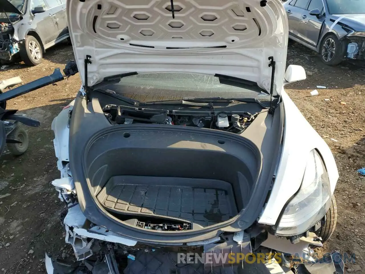 11 fotografías del automóvil dañado 5YJ3E1EB2NF179651 TESLA MODEL 3 2022