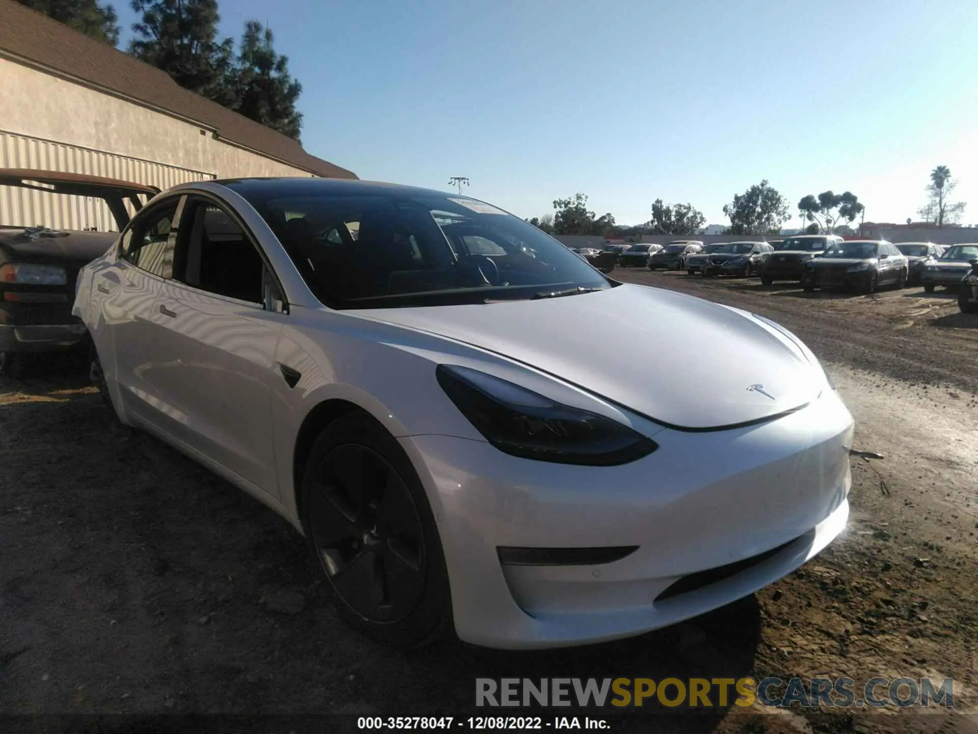 1 fotografías del automóvil dañado 5YJ3E1EB2NF182209 TESLA MODEL 3 2022