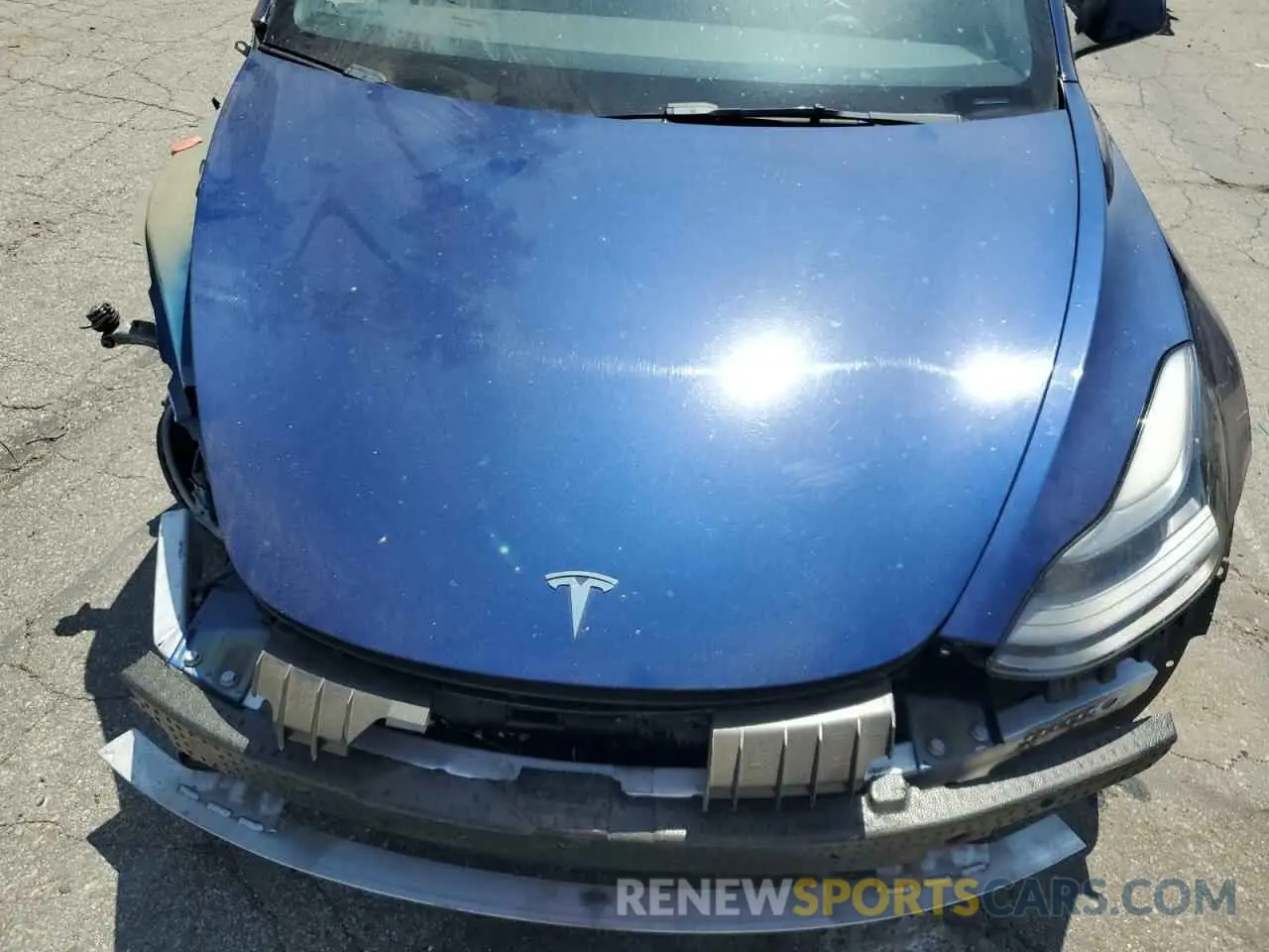 11 fotografías del automóvil dañado 5YJ3E1EB2NF188608 TESLA MODEL 3 2022