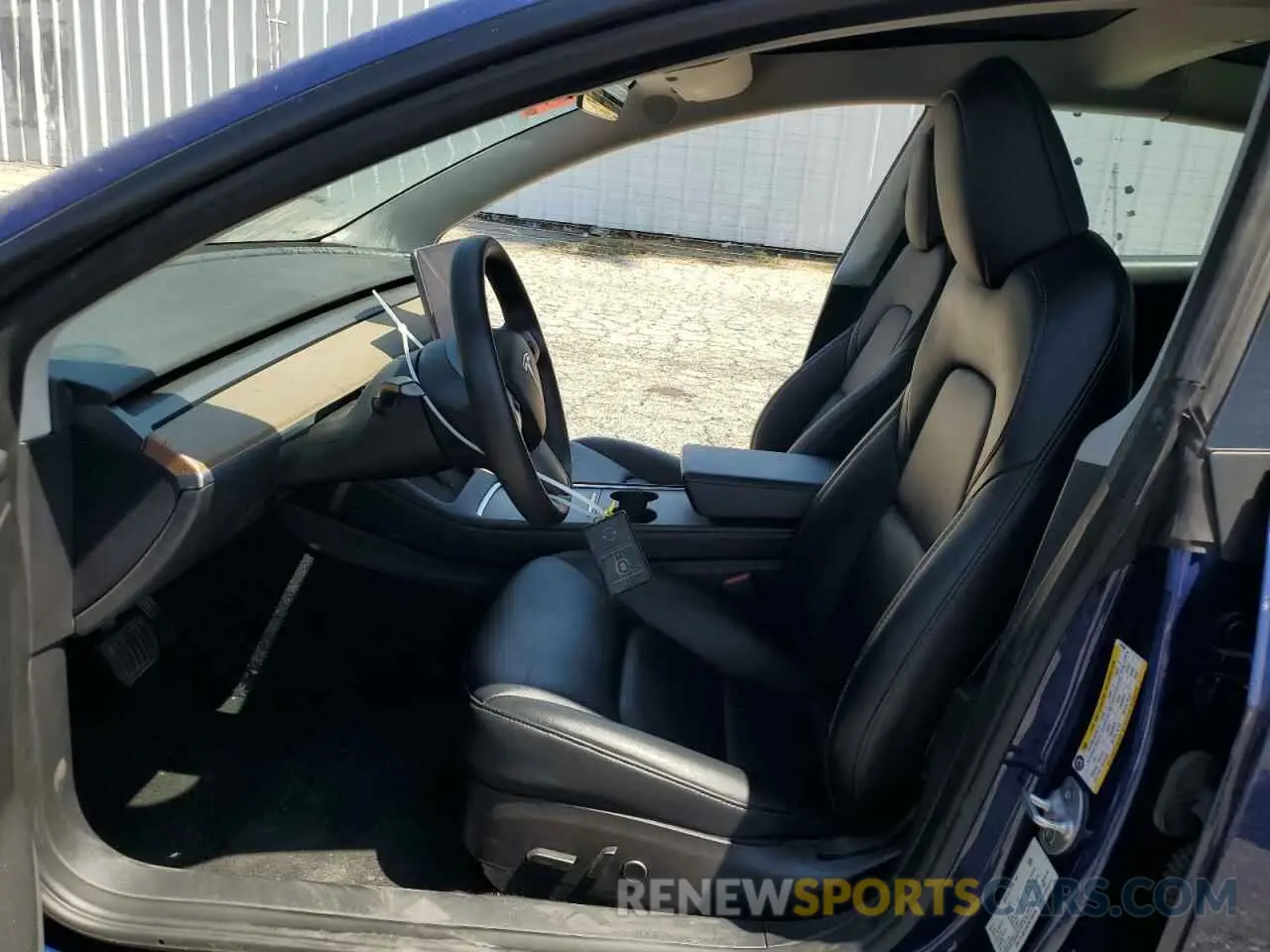 7 fotografías del automóvil dañado 5YJ3E1EB2NF188608 TESLA MODEL 3 2022