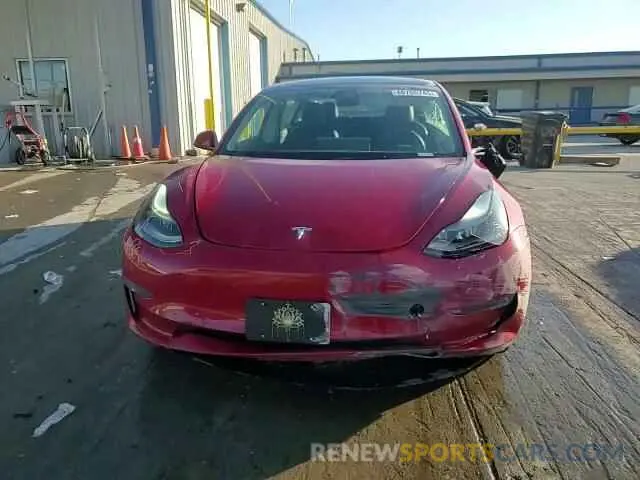 13 fotografías del automóvil dañado 5YJ3E1EB2NF189127 TESLA MODEL 3 2022