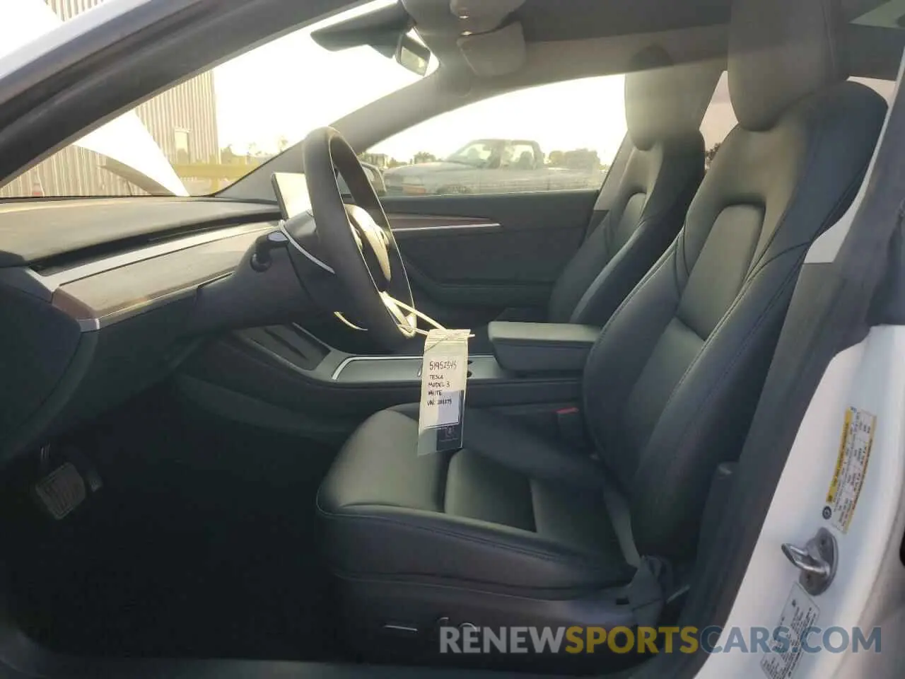 7 fotografías del automóvil dañado 5YJ3E1EB2NF201275 TESLA MODEL 3 2022