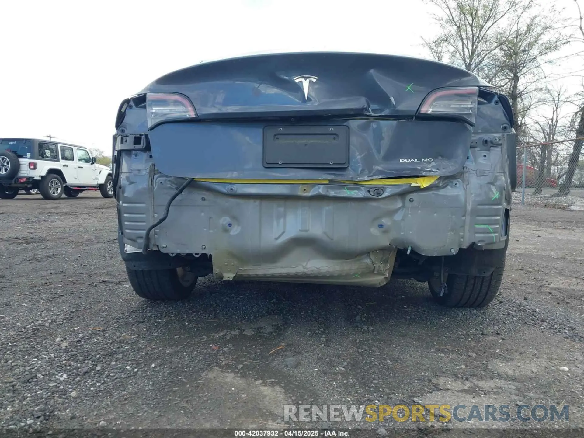 6 fotografías del automóvil dañado 5YJ3E1EB2NF203477 TESLA MODEL 3 2022
