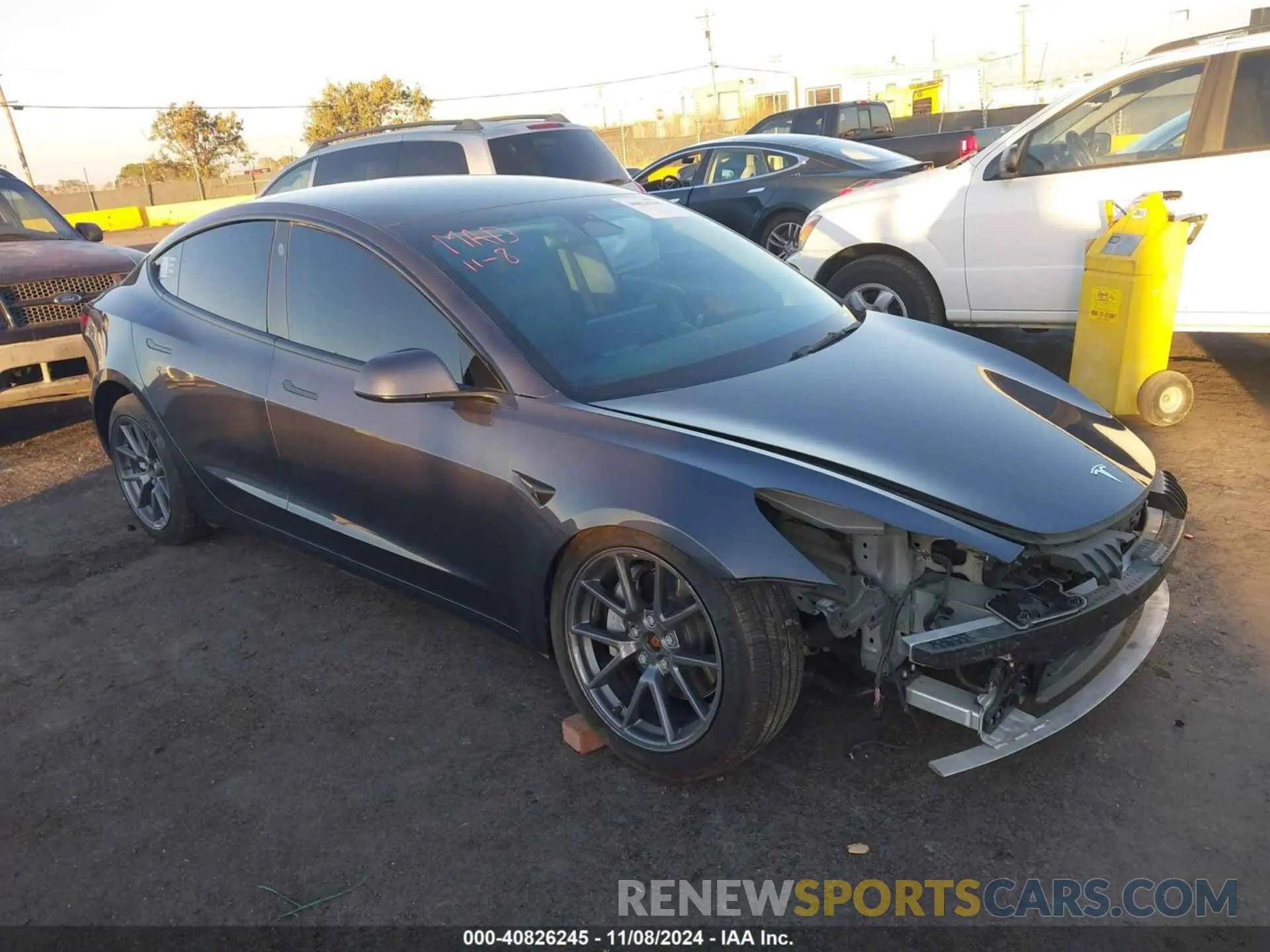 1 fotografías del automóvil dañado 5YJ3E1EB2NF207271 TESLA MODEL 3 2022