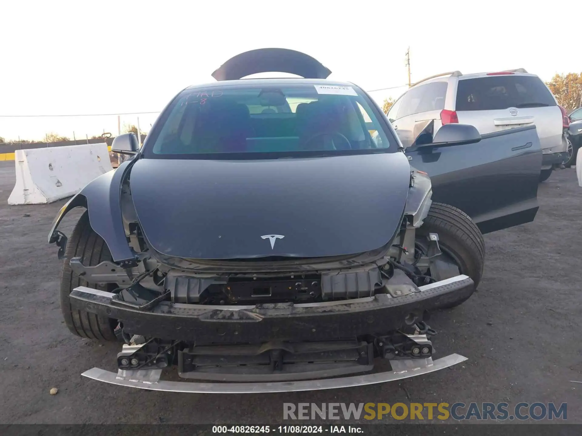 6 fotografías del automóvil dañado 5YJ3E1EB2NF207271 TESLA MODEL 3 2022