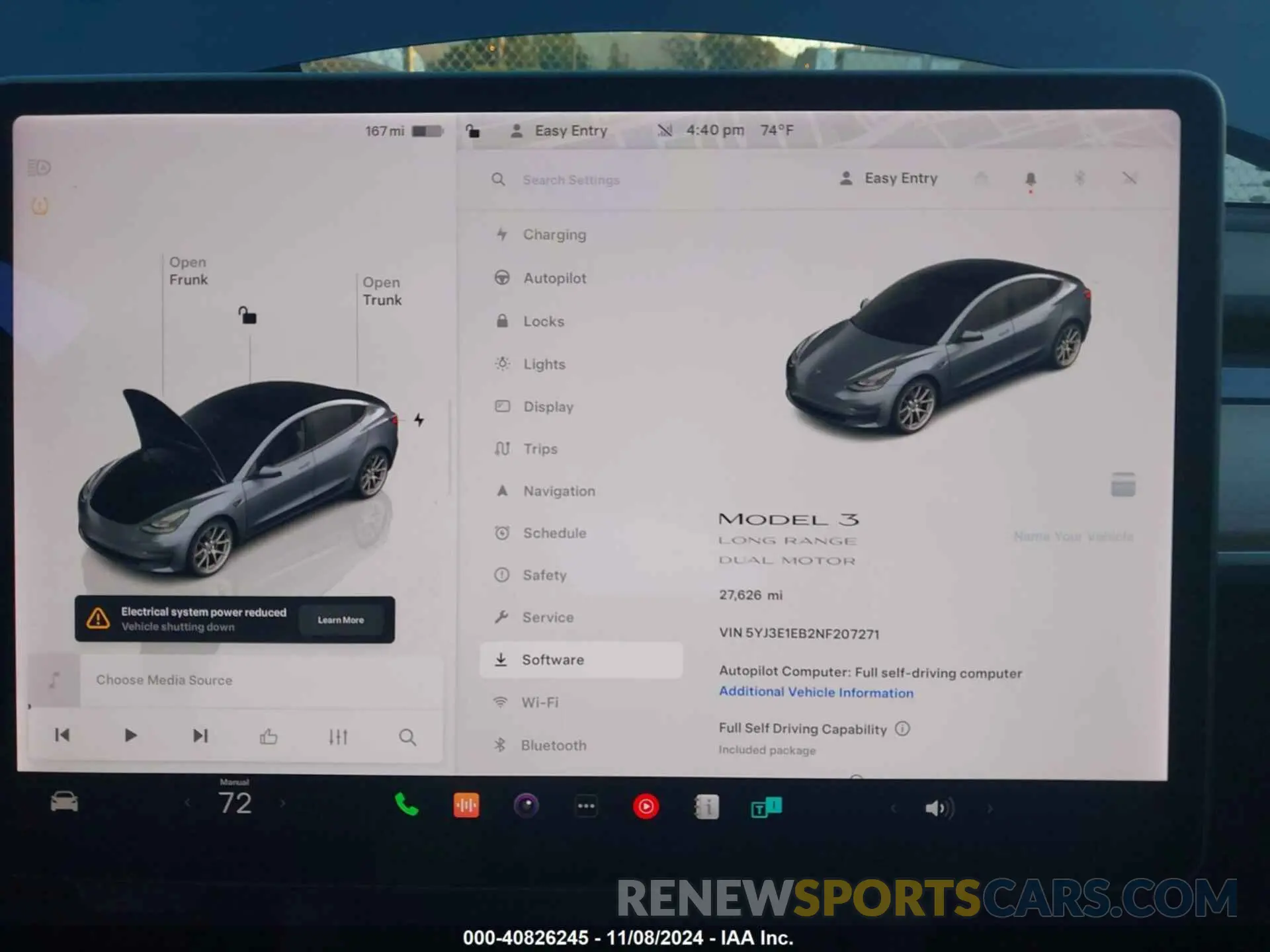 7 fotografías del automóvil dañado 5YJ3E1EB2NF207271 TESLA MODEL 3 2022