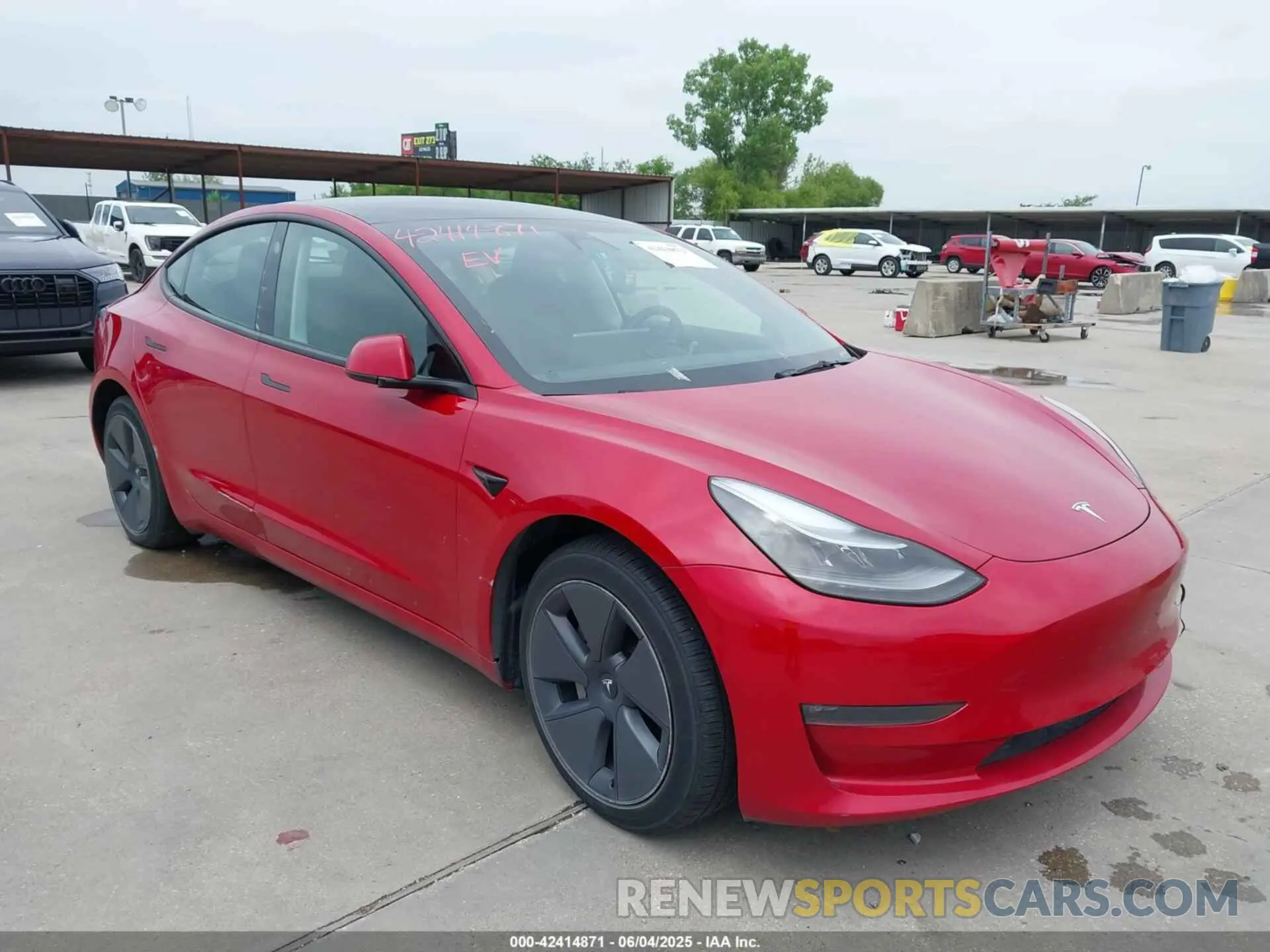 1 fotografías del automóvil dañado 5YJ3E1EB2NF267213 TESLA MODEL 3 2022