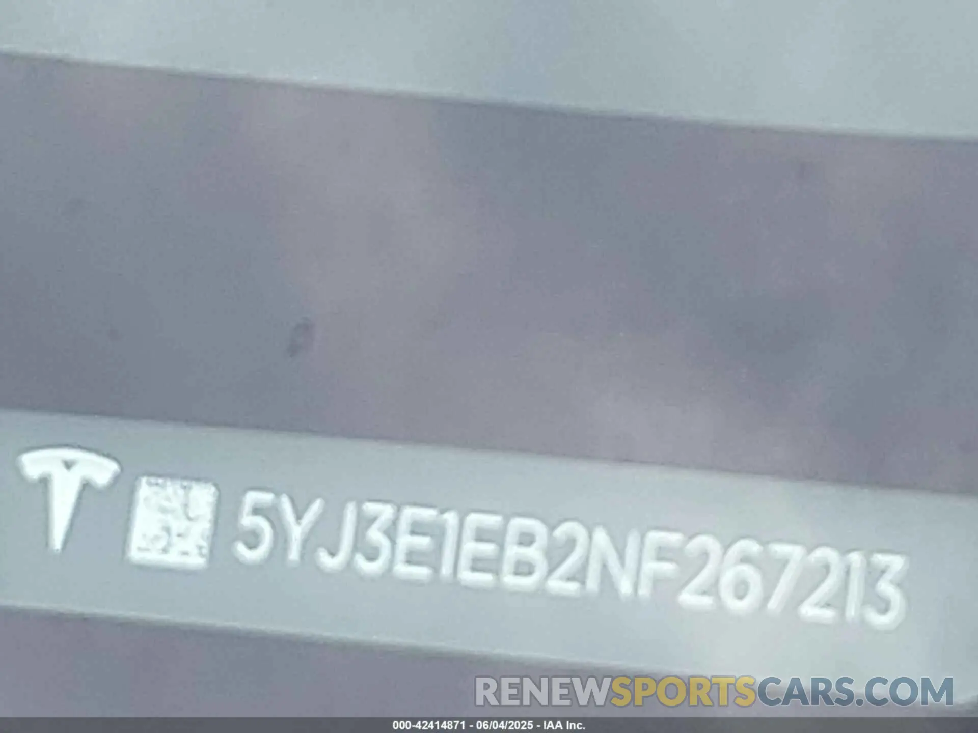 18 fotografías del automóvil dañado 5YJ3E1EB2NF267213 TESLA MODEL 3 2022