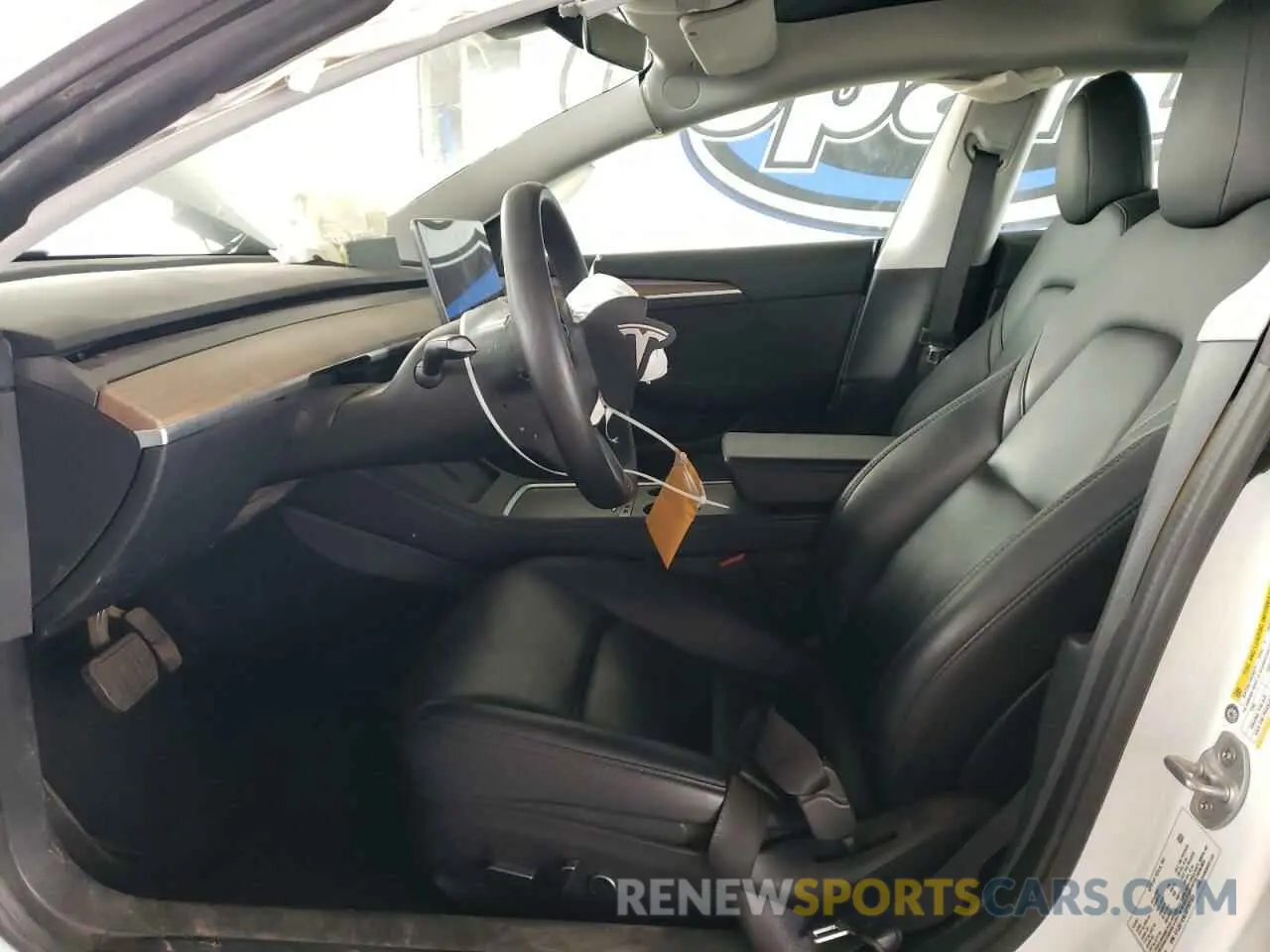 7 fotografías del automóvil dañado 5YJ3E1EB2NF267485 TESLA MODEL 3 2022
