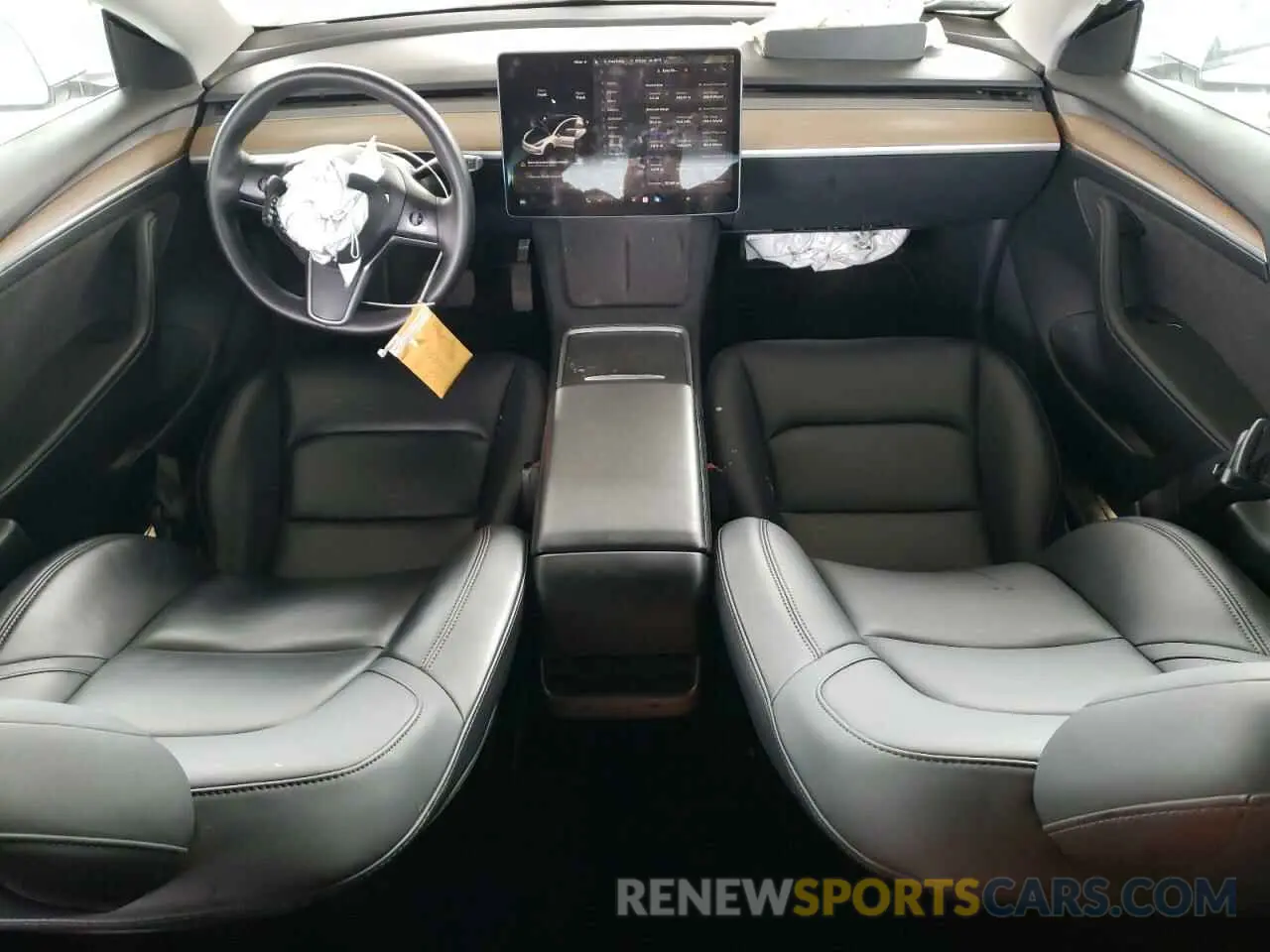 8 fotografías del automóvil dañado 5YJ3E1EB2NF267485 TESLA MODEL 3 2022