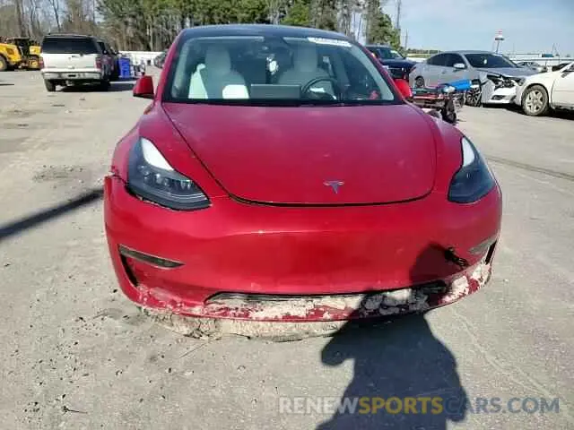 11 fotografías del automóvil dañado 5YJ3E1EB2NF270144 TESLA MODEL 3 2022