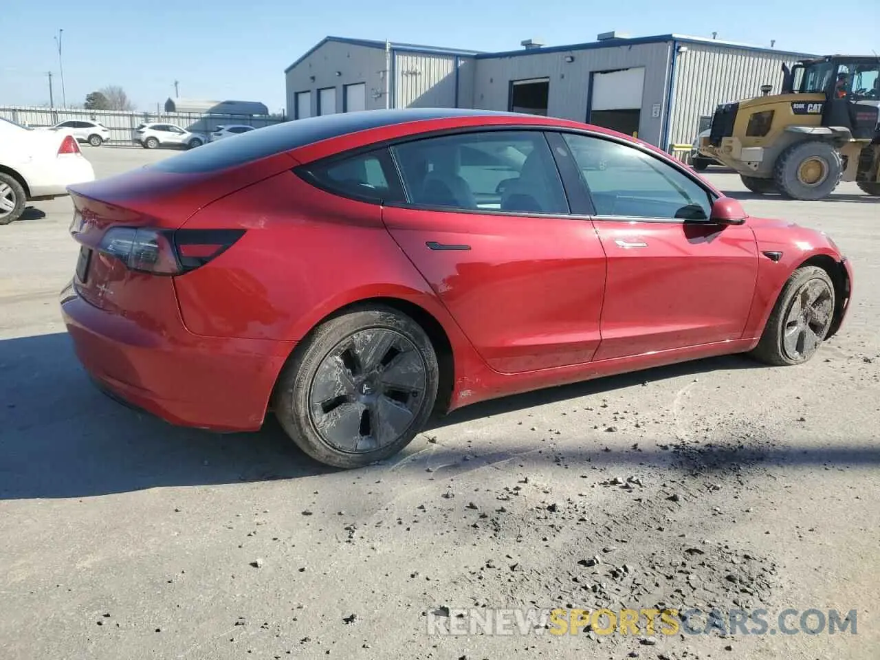 3 fotografías del automóvil dañado 5YJ3E1EB2NF270144 TESLA MODEL 3 2022