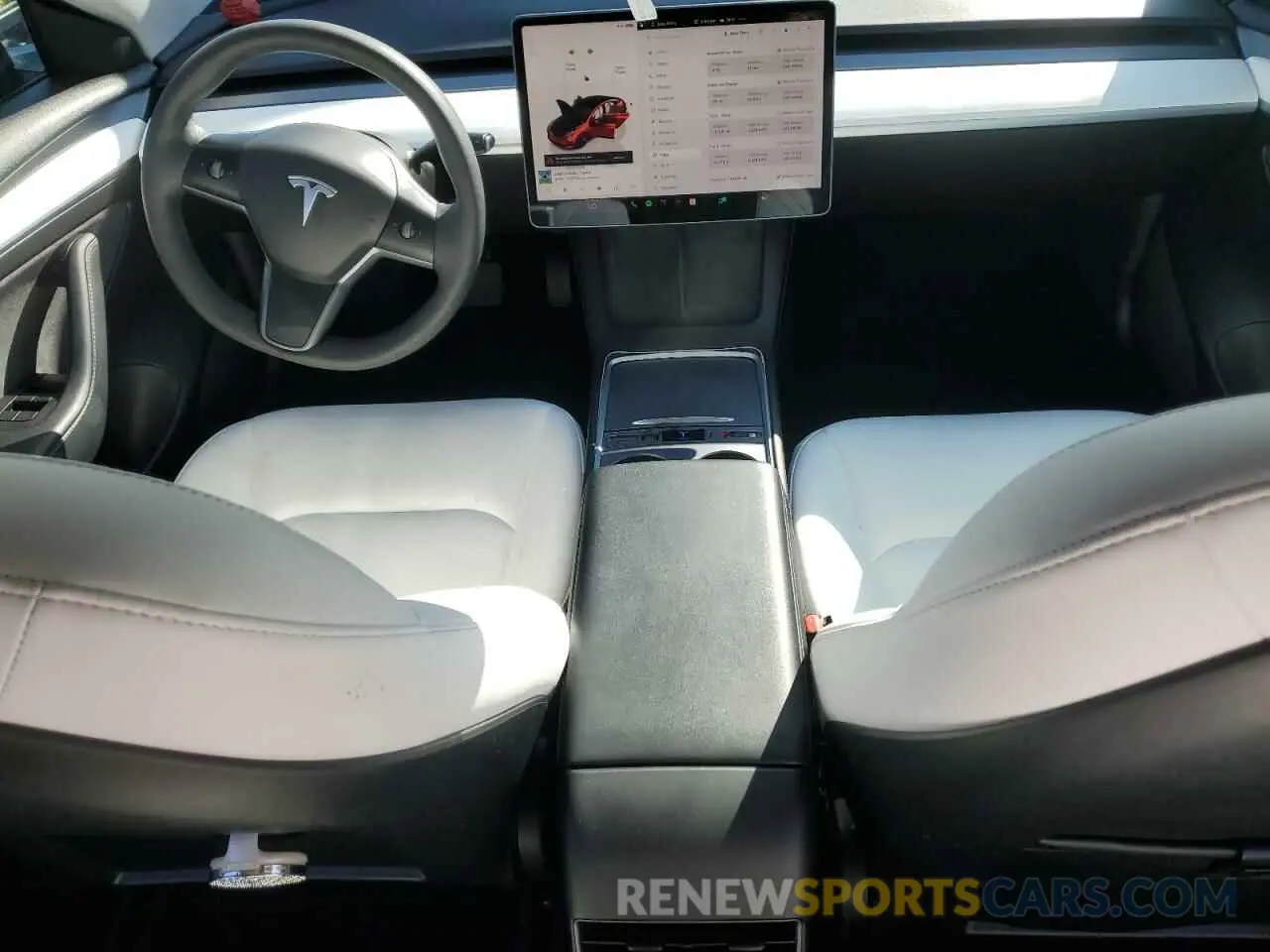 8 fotografías del automóvil dañado 5YJ3E1EB2NF270144 TESLA MODEL 3 2022