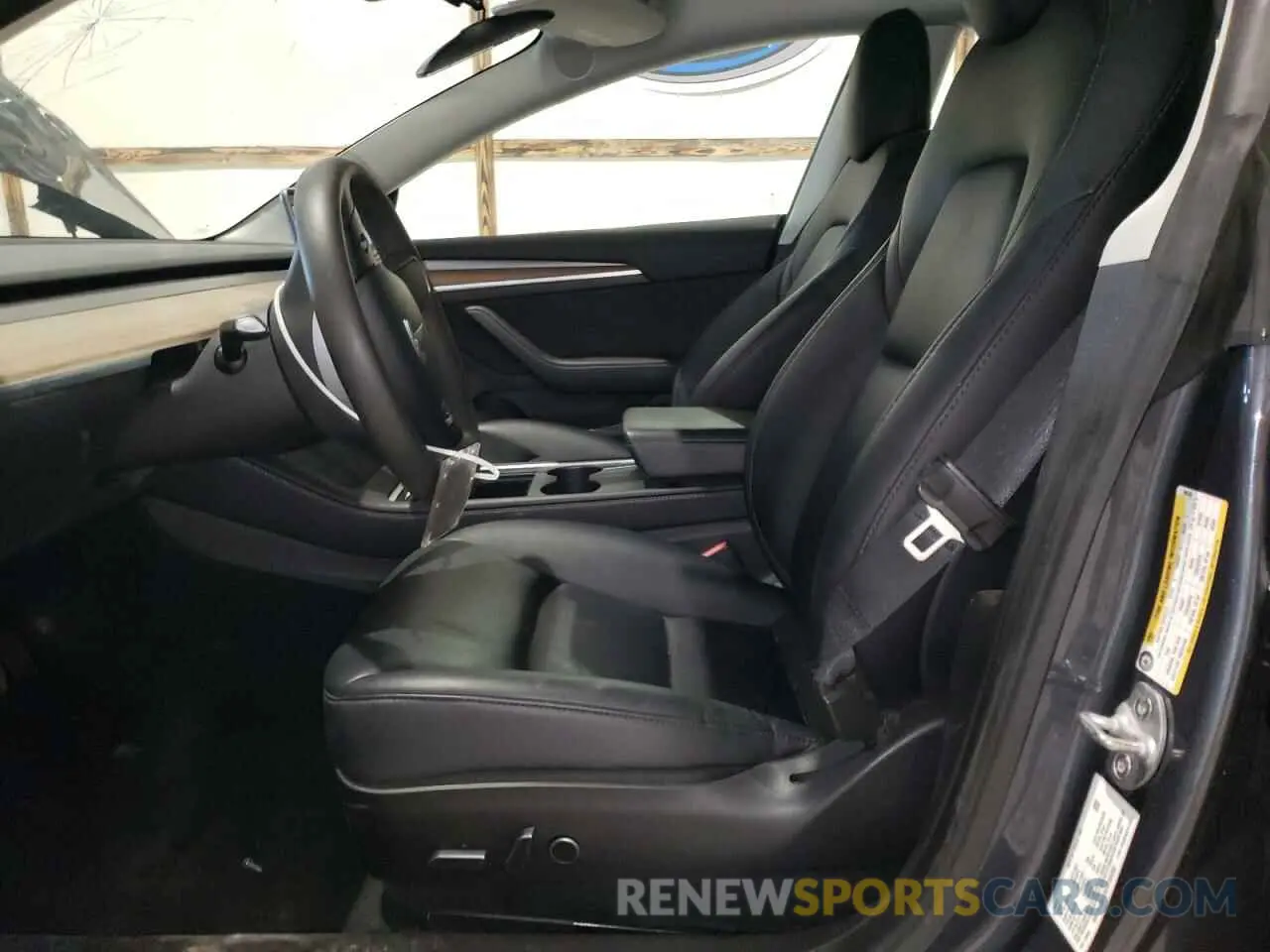 7 fotografías del automóvil dañado 5YJ3E1EB2NF286392 TESLA MODEL 3 2022