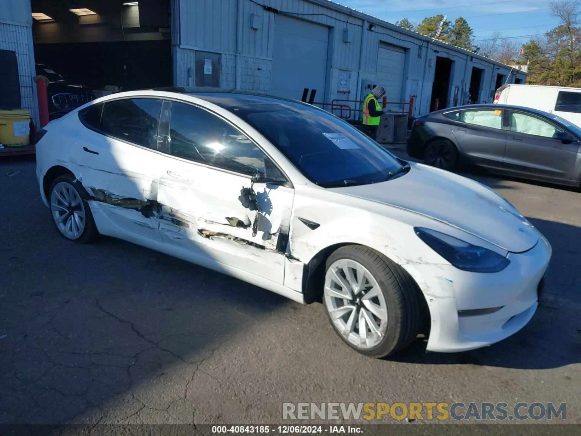 1 fotografías del automóvil dañado 5YJ3E1EB2NF287638 TESLA MODEL 3 2022