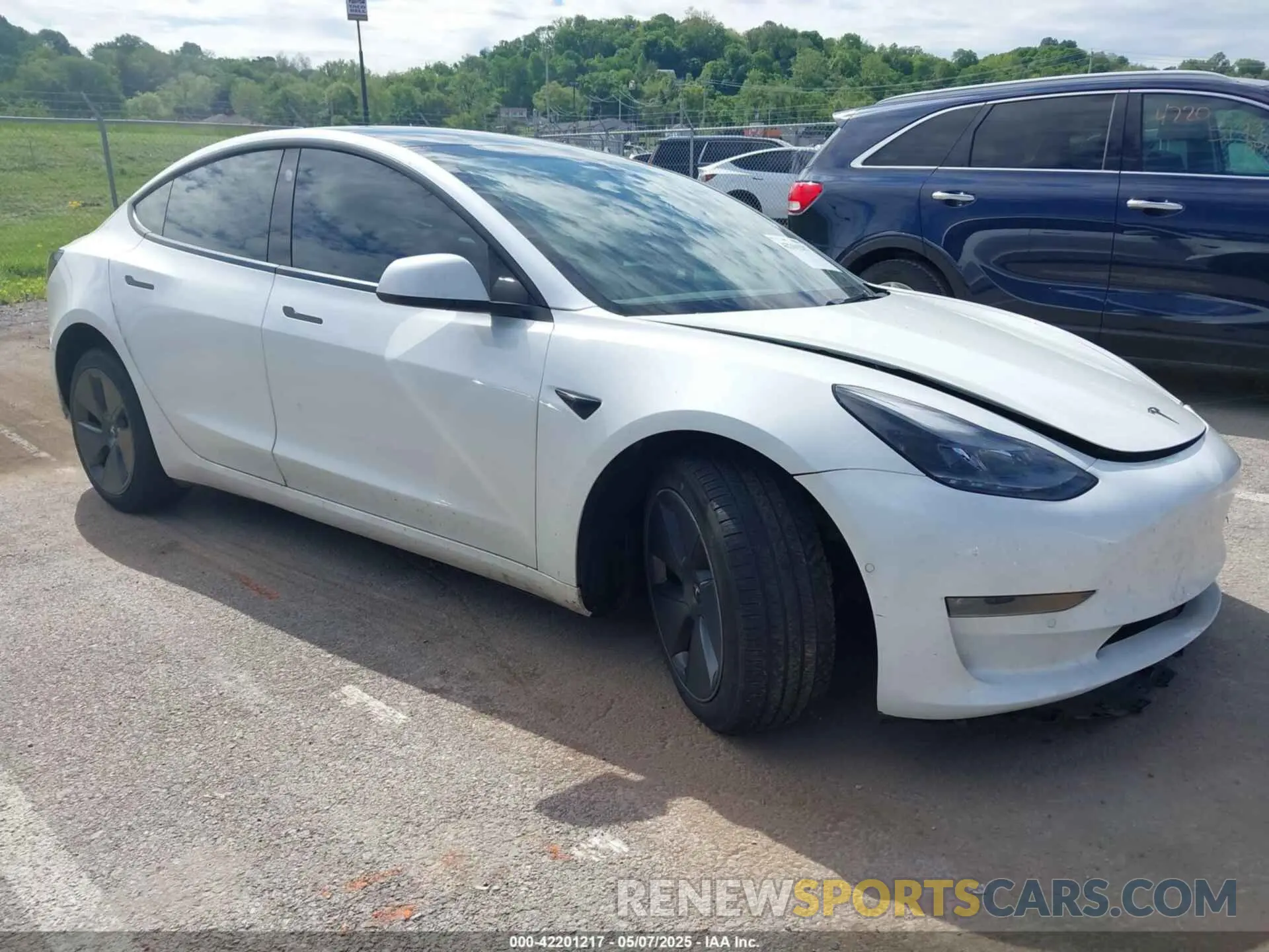 1 fotografías del automóvil dañado 5YJ3E1EB2NF313445 TESLA MODEL 3 2022