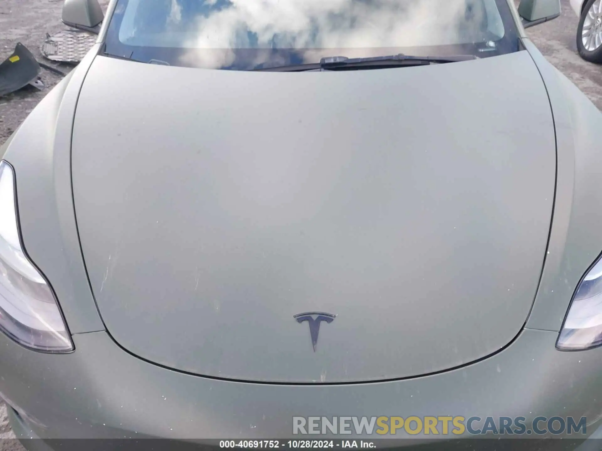 10 fotografías del automóvil dañado 5YJ3E1EB2NF326941 TESLA MODEL 3 2022