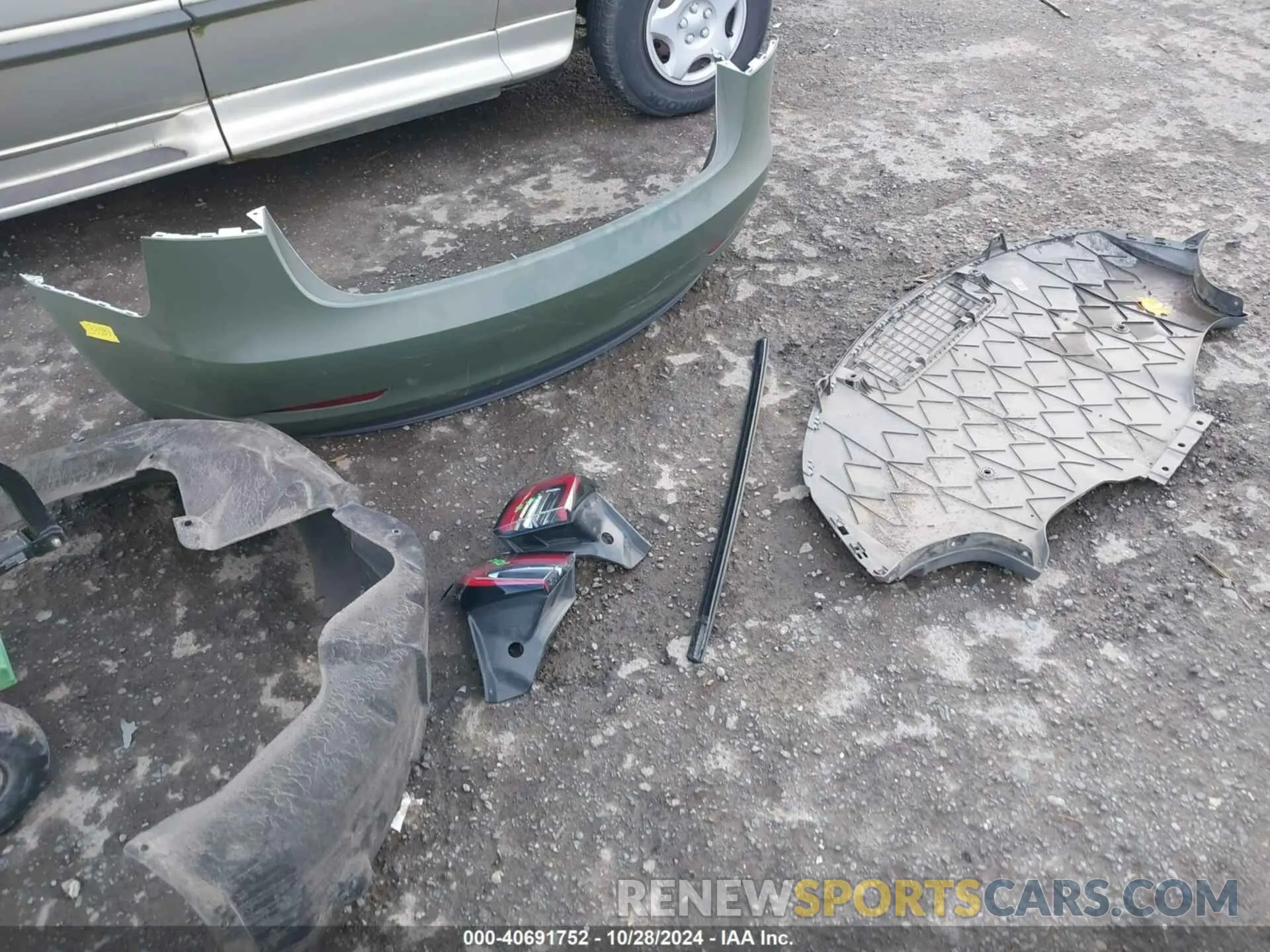 12 fotografías del automóvil dañado 5YJ3E1EB2NF326941 TESLA MODEL 3 2022