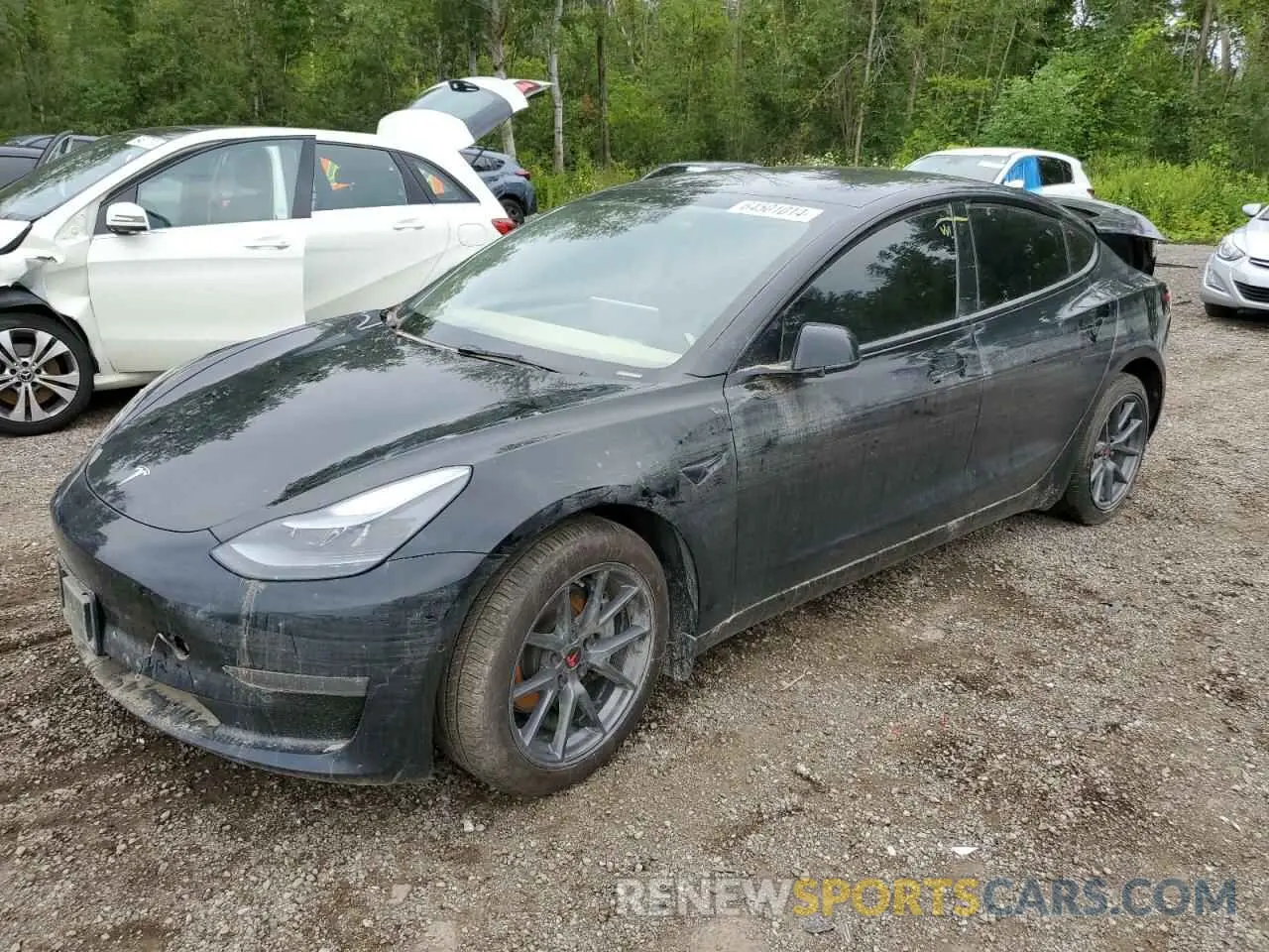 1 fotografías del automóvil dañado 5YJ3E1EB2NF335770 TESLA MODEL 3 2022
