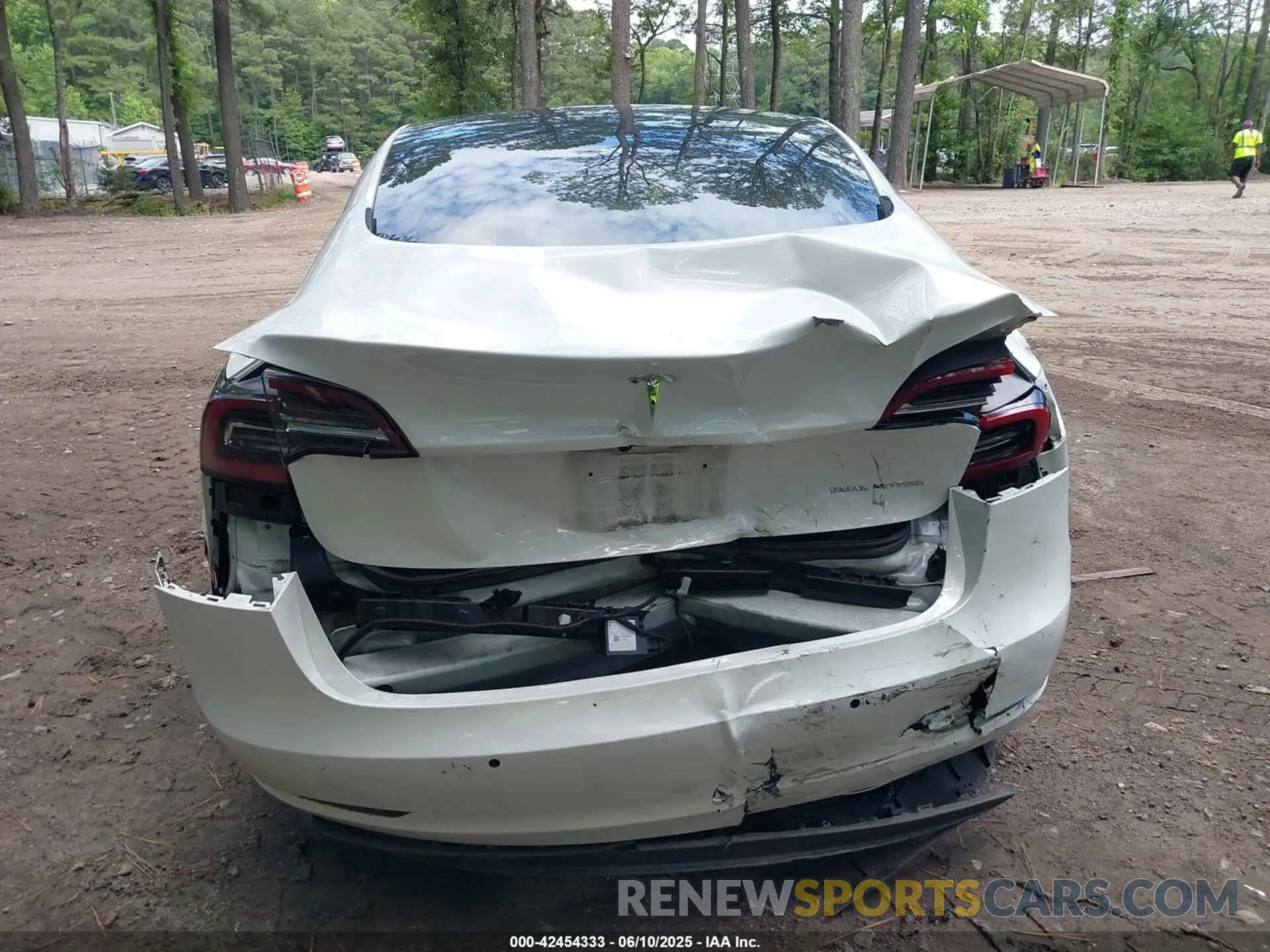 6 fotografías del automóvil dañado 5YJ3E1EB2NF359485 TESLA MODEL 3 2022