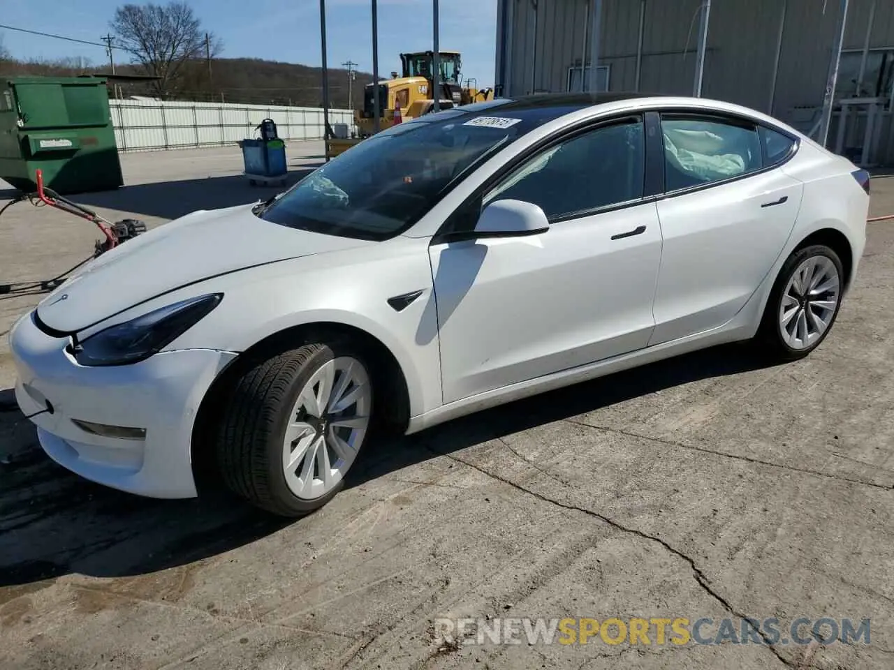 1 fotografías del automóvil dañado 5YJ3E1EB2NF359955 TESLA MODEL 3 2022