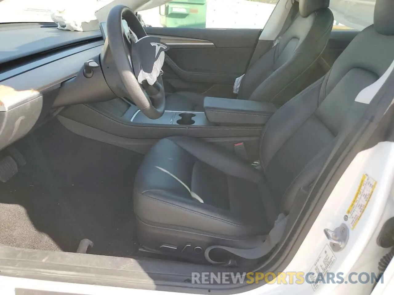 7 fotografías del automóvil dañado 5YJ3E1EB2NF359955 TESLA MODEL 3 2022