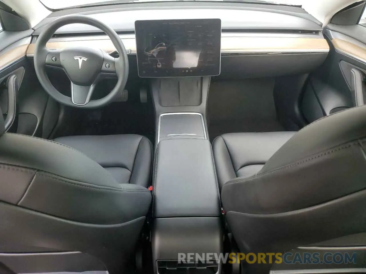 8 fotografías del automóvil dañado 5YJ3E1EB2NF361821 TESLA MODEL 3 2022