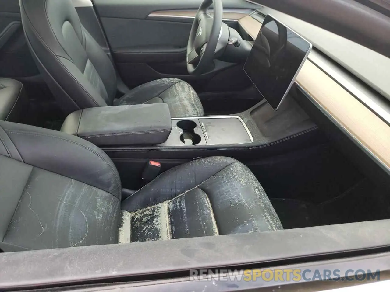 5 fotografías del automóvil dañado 5YJ3E1EB3NF104005 TESLA MODEL 3 2022