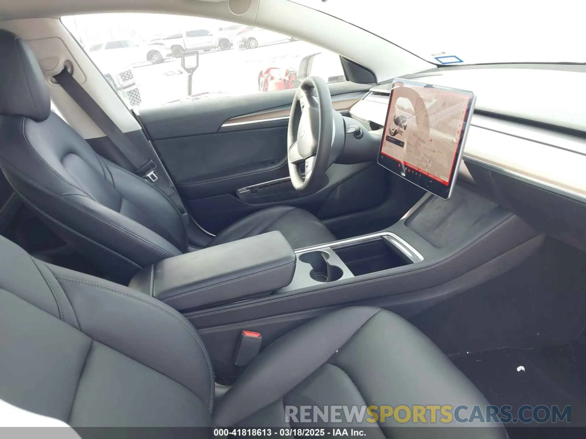 5 fotografías del automóvil dañado 5YJ3E1EB3NF106448 TESLA MODEL 3 2022