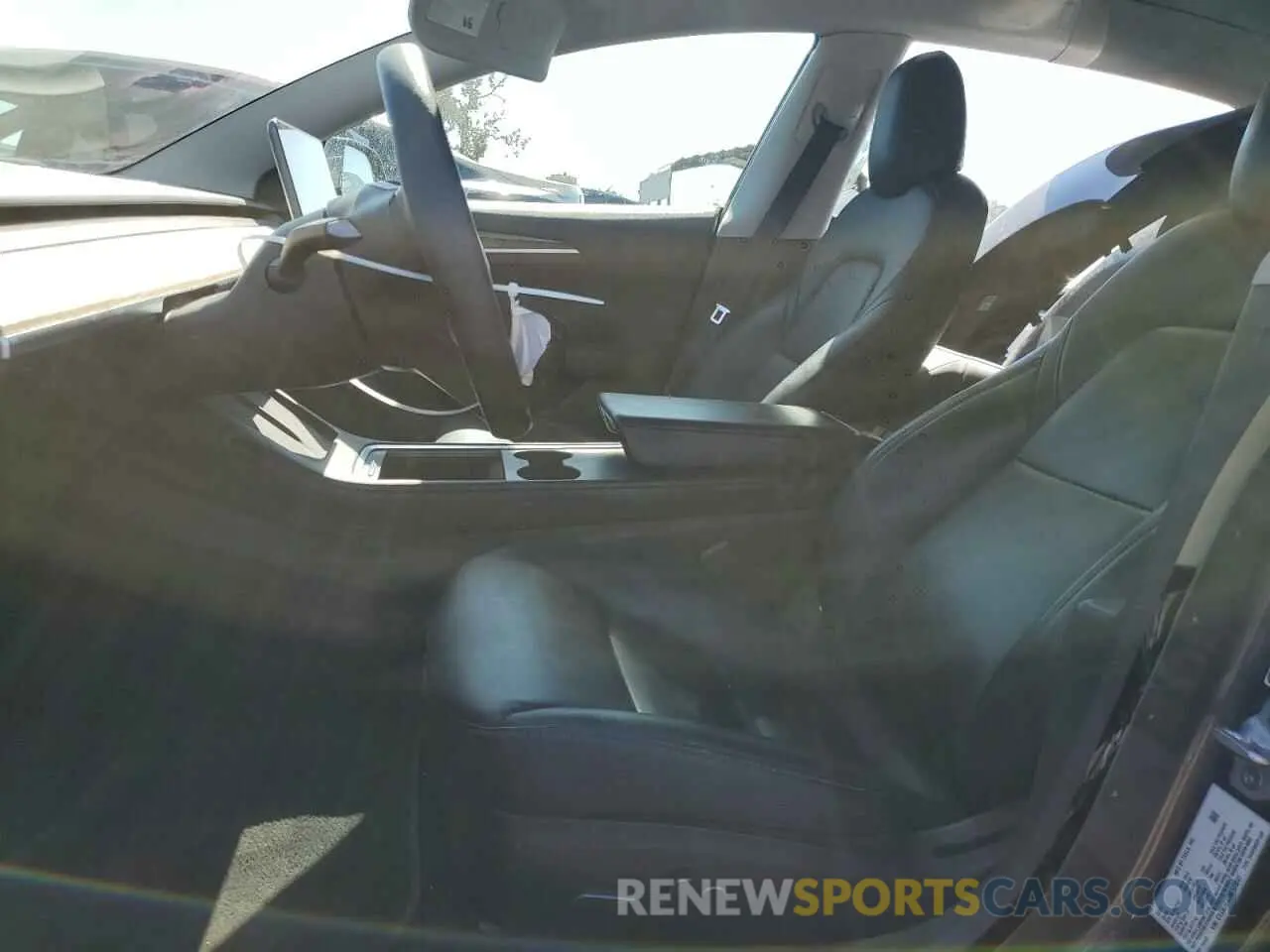 7 fotografías del automóvil dañado 5YJ3E1EB3NF123847 TESLA MODEL 3 2022