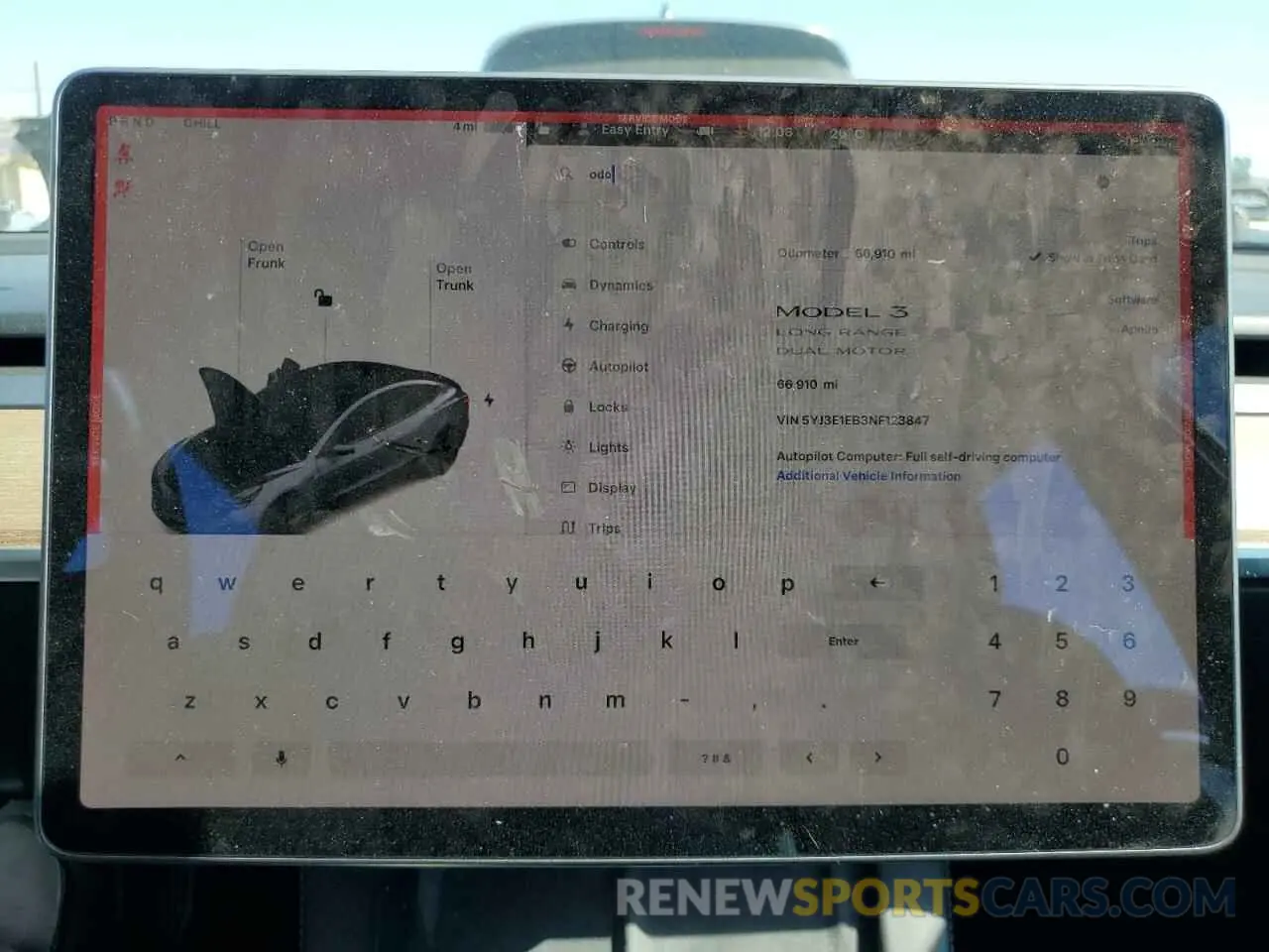 9 fotografías del automóvil dañado 5YJ3E1EB3NF123847 TESLA MODEL 3 2022
