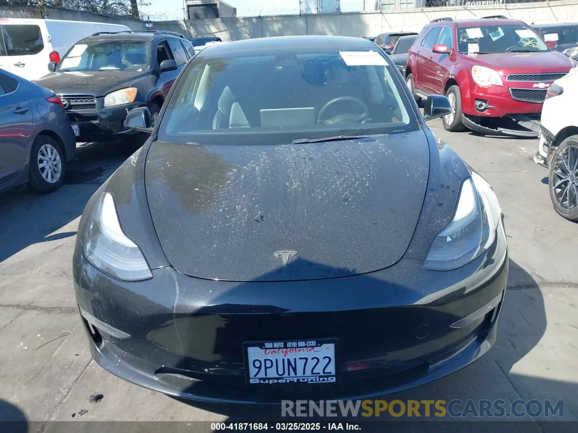 13 fotografías del automóvil dañado 5YJ3E1EB3NF133844 TESLA MODEL 3 2022
