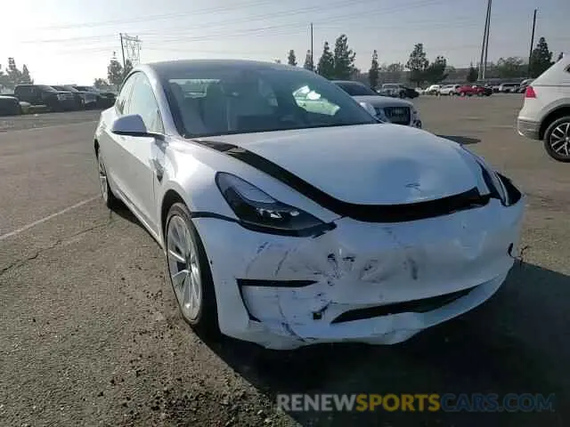 11 fotografías del automóvil dañado 5YJ3E1EB3NF152684 TESLA MODEL 3 2022
