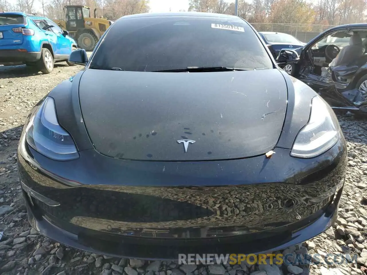 5 fotografías del automóvil dañado 5YJ3E1EB3NF183336 TESLA MODEL 3 2022