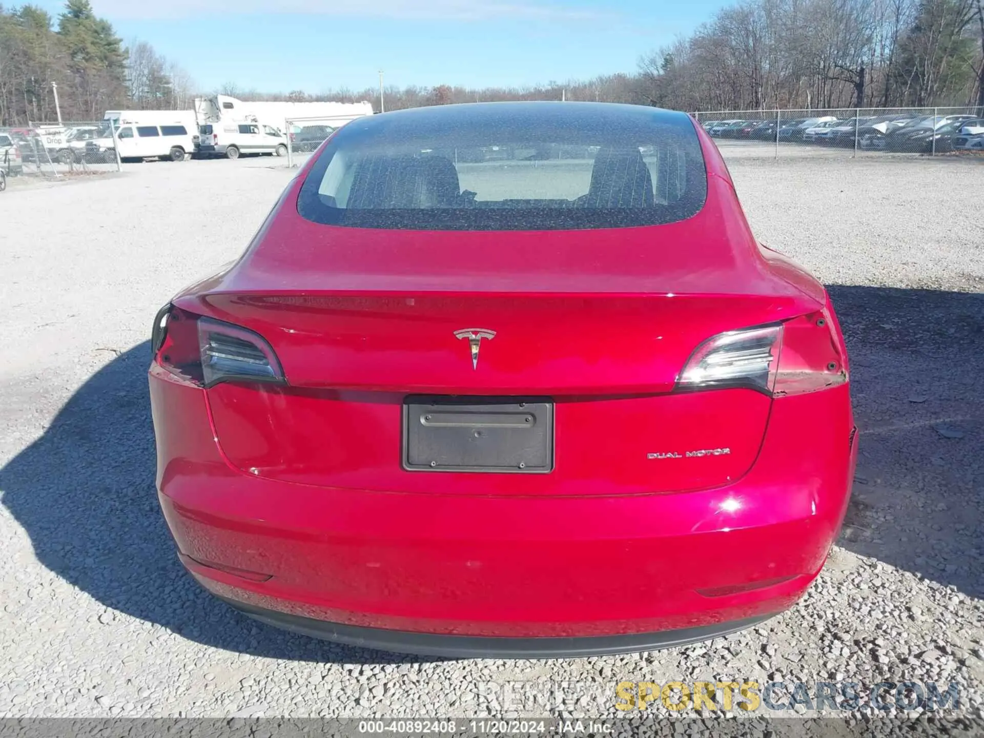 16 fotografías del automóvil dañado 5YJ3E1EB3NF187015 TESLA MODEL 3 2022
