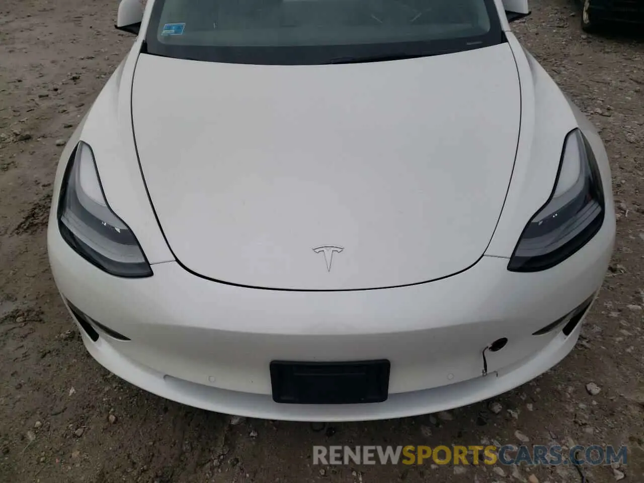 11 fotografías del automóvil dañado 5YJ3E1EB3NF195728 TESLA MODEL 3 2022