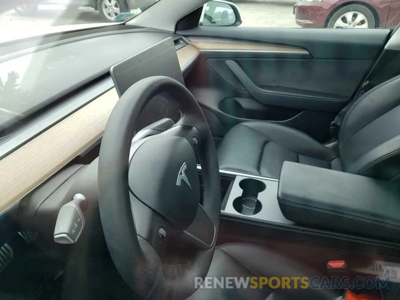 9 fotografías del automóvil dañado 5YJ3E1EB3NF195728 TESLA MODEL 3 2022