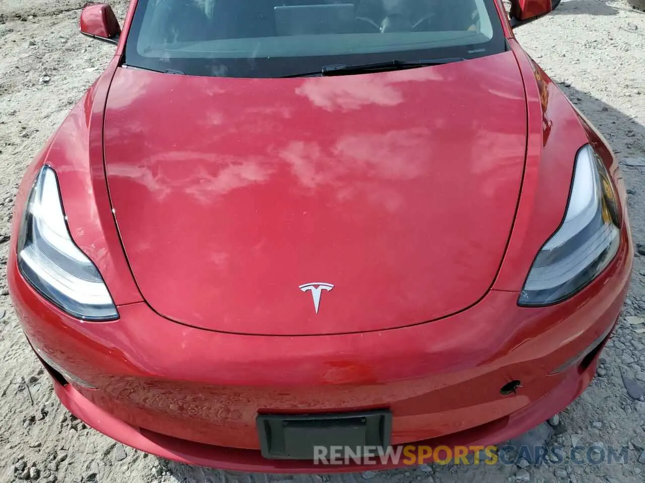 11 fotografías del automóvil dañado 5YJ3E1EB3NF204296 TESLA MODEL 3 2022