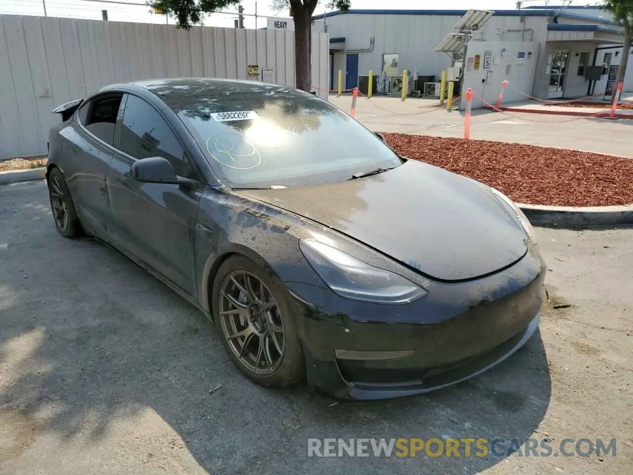 1 fotografías del automóvil dañado 5YJ3E1EB3NF233636 TESLA MODEL 3 2022