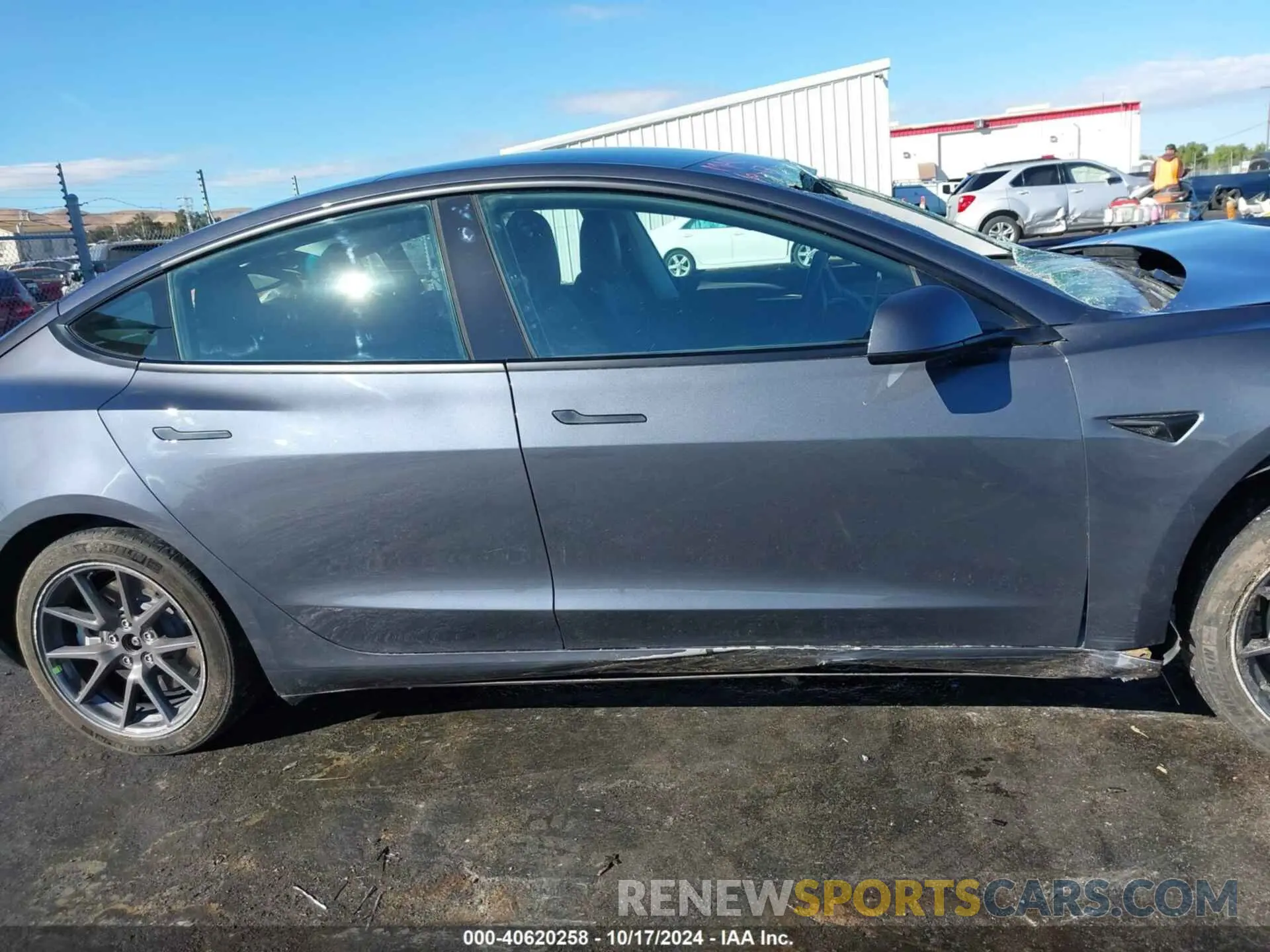 14 fotografías del automóvil dañado 5YJ3E1EB3NF249769 TESLA MODEL 3 2022
