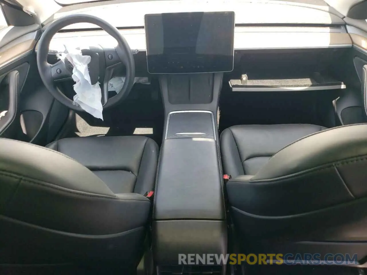 8 fotografías del automóvil dañado 5YJ3E1EB3NF253434 TESLA MODEL 3 2022