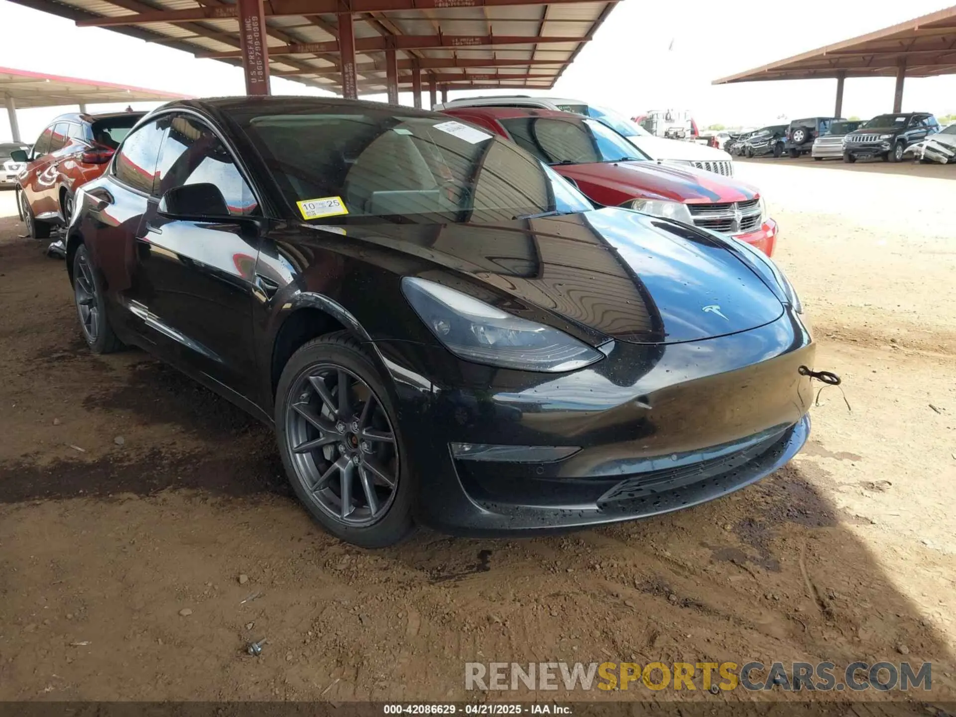 1 fotografías del automóvil dañado 5YJ3E1EB3NF257077 TESLA MODEL 3 2022