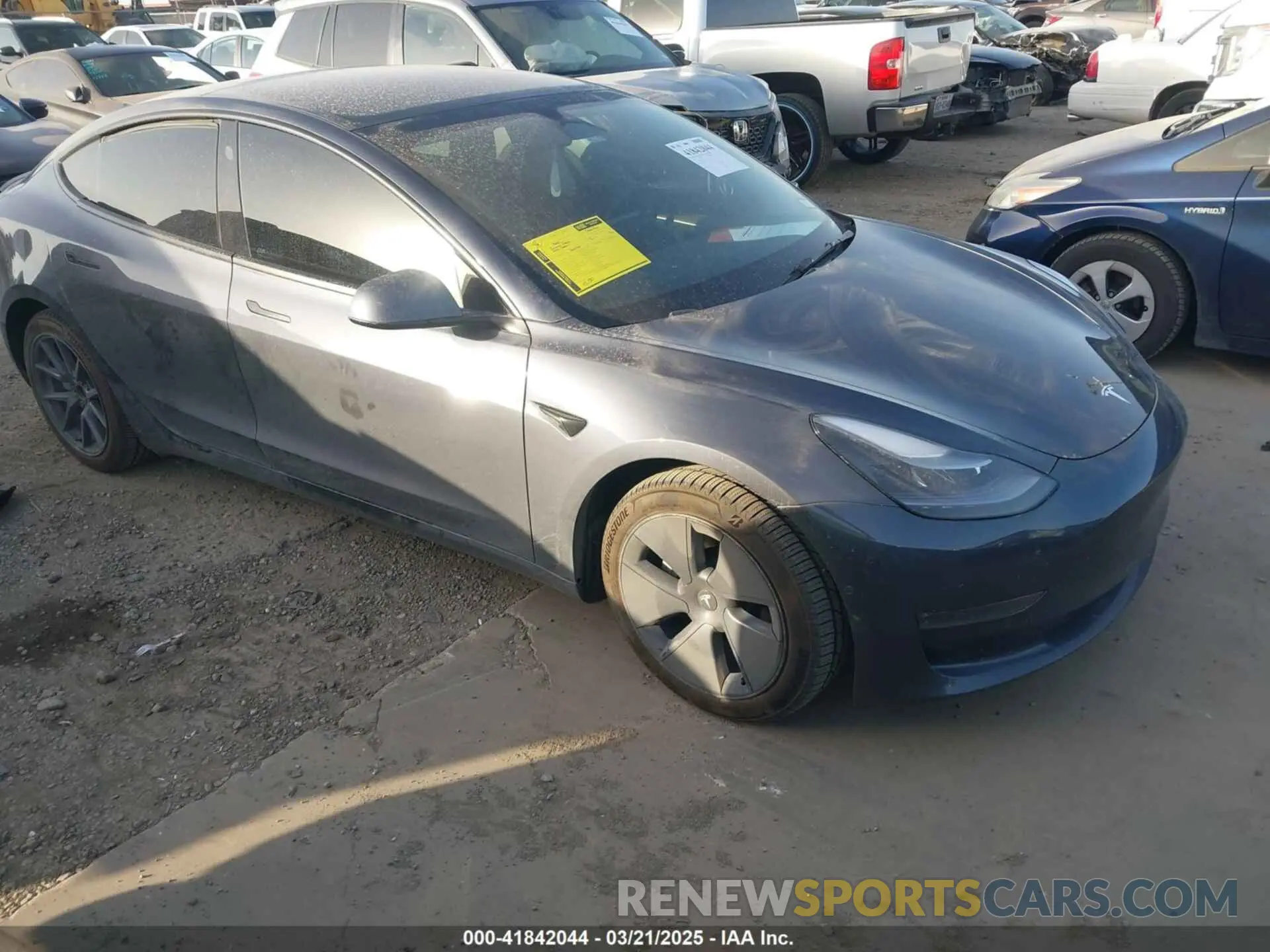 1 fotografías del automóvil dañado 5YJ3E1EB3NF264532 TESLA MODEL 3 2022