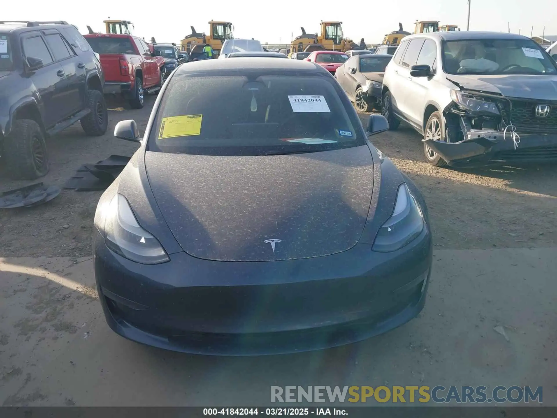 11 fotografías del automóvil dañado 5YJ3E1EB3NF264532 TESLA MODEL 3 2022