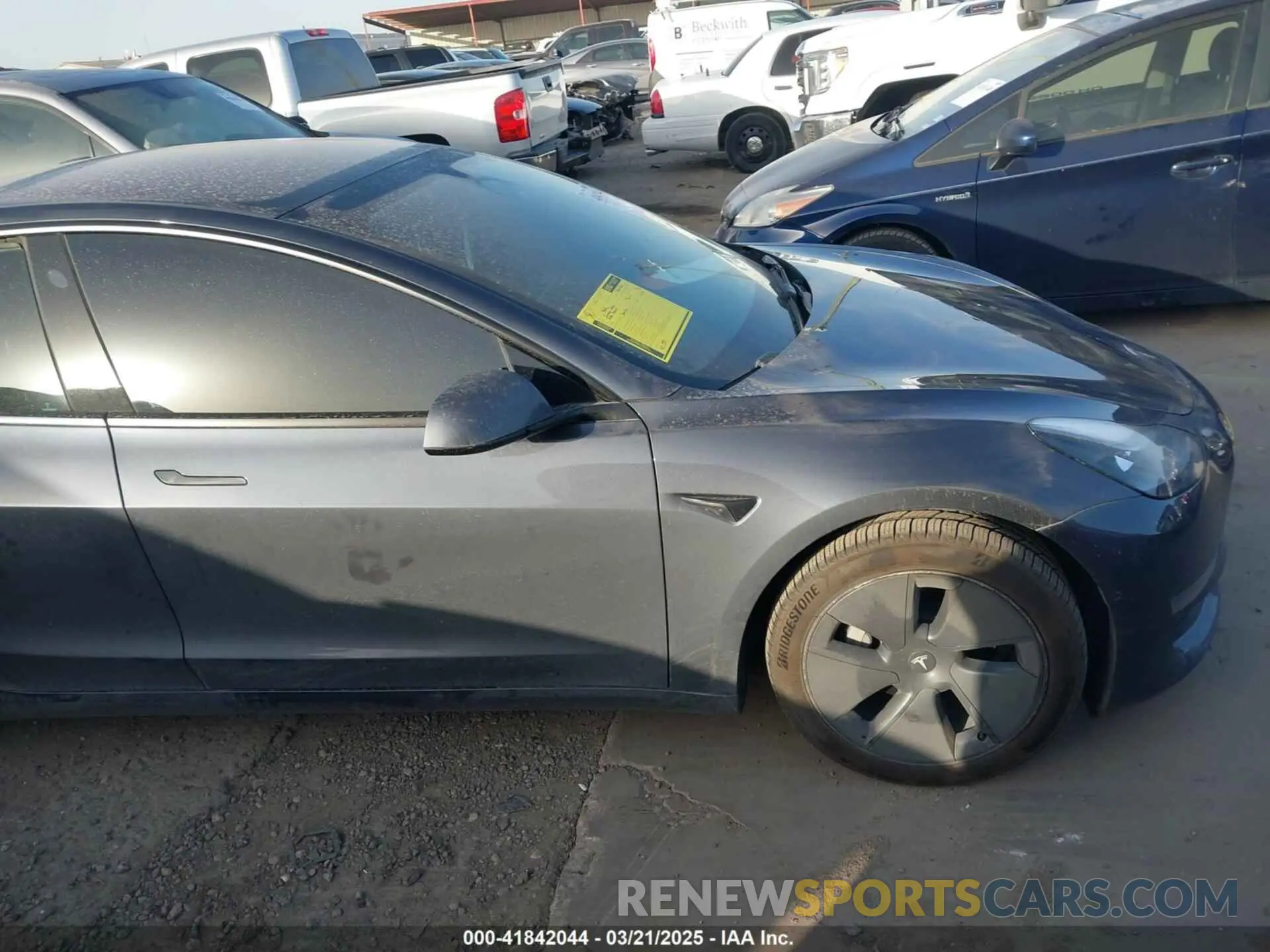 12 fotografías del automóvil dañado 5YJ3E1EB3NF264532 TESLA MODEL 3 2022