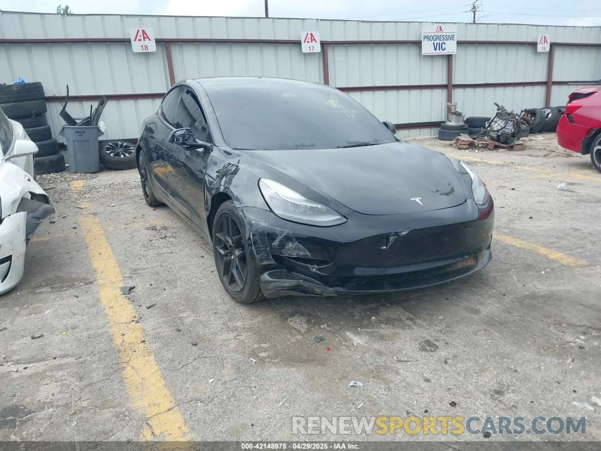 1 fotografías del automóvil dañado 5YJ3E1EB3NF289057 TESLA MODEL 3 2022