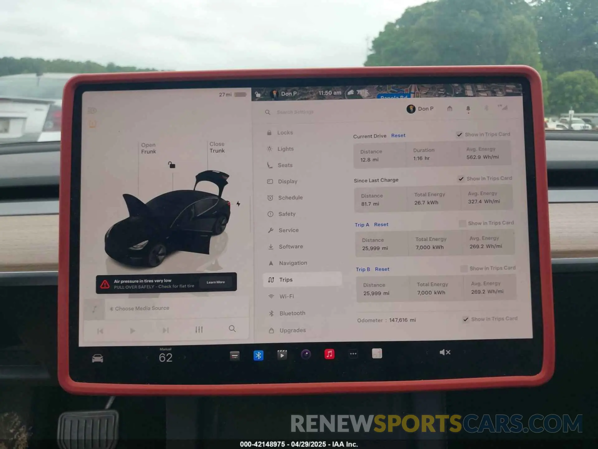 7 fotografías del automóvil dañado 5YJ3E1EB3NF289057 TESLA MODEL 3 2022