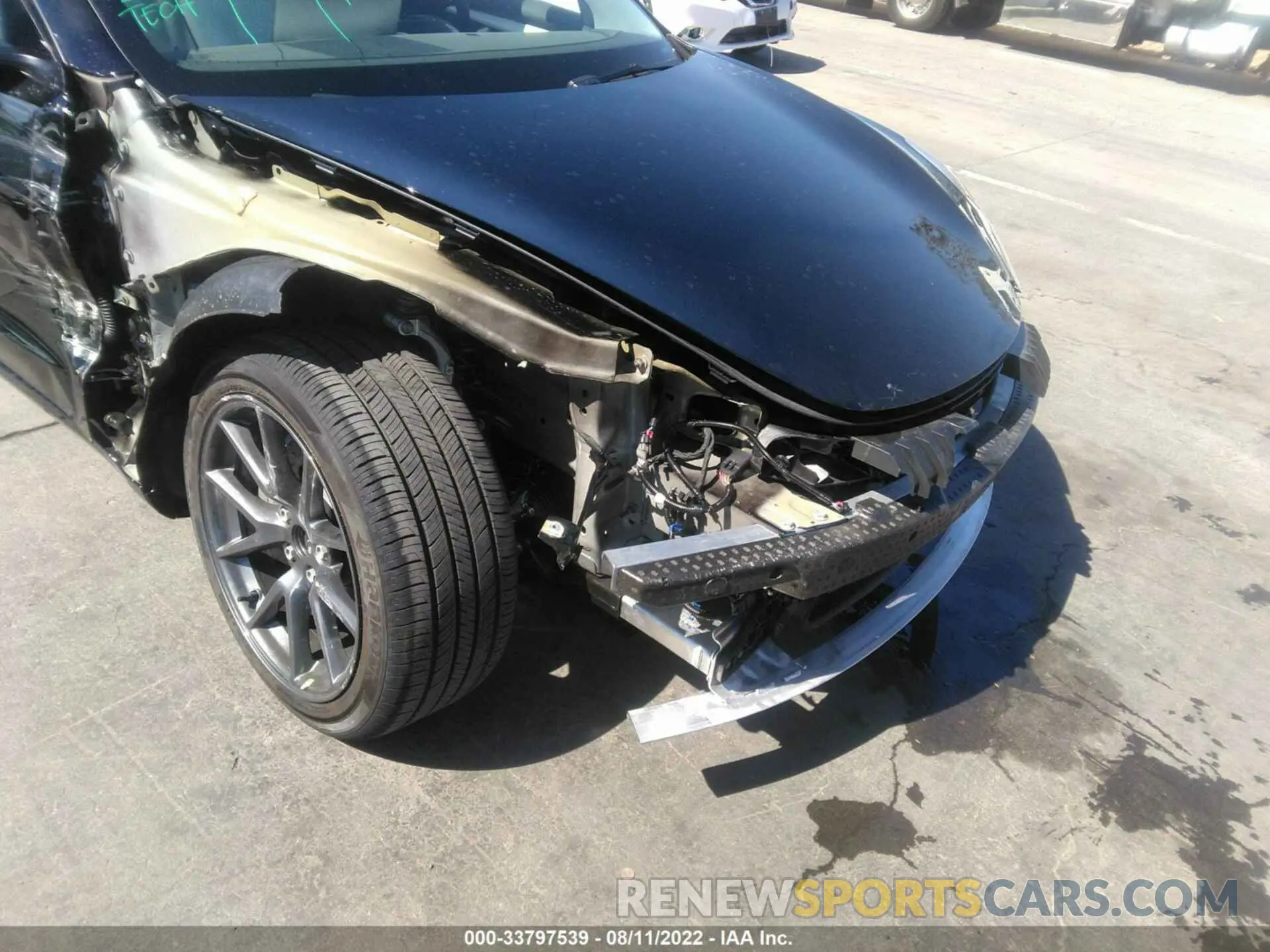 6 fotografías del automóvil dañado 5YJ3E1EB3NF293688 TESLA MODEL 3 2022