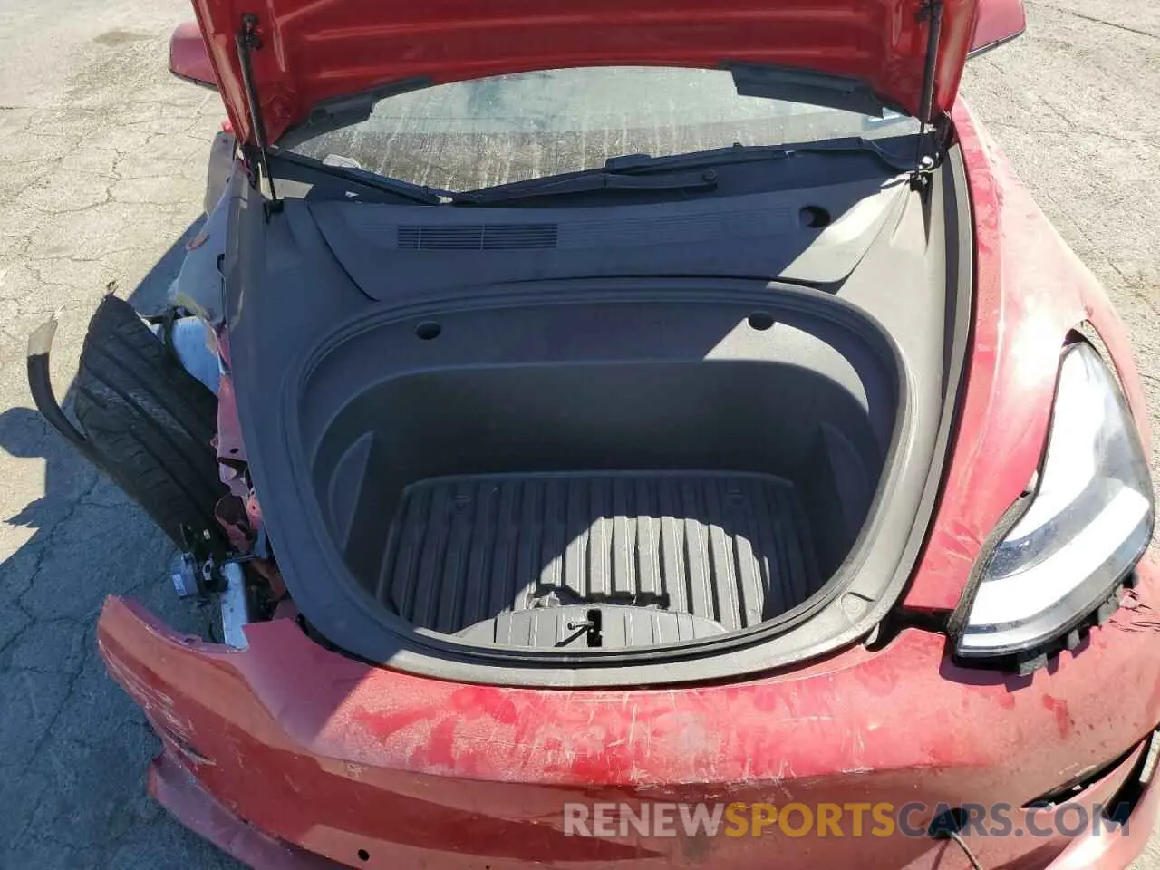11 fotografías del automóvil dañado 5YJ3E1EB3NF295697 TESLA MODEL 3 2022